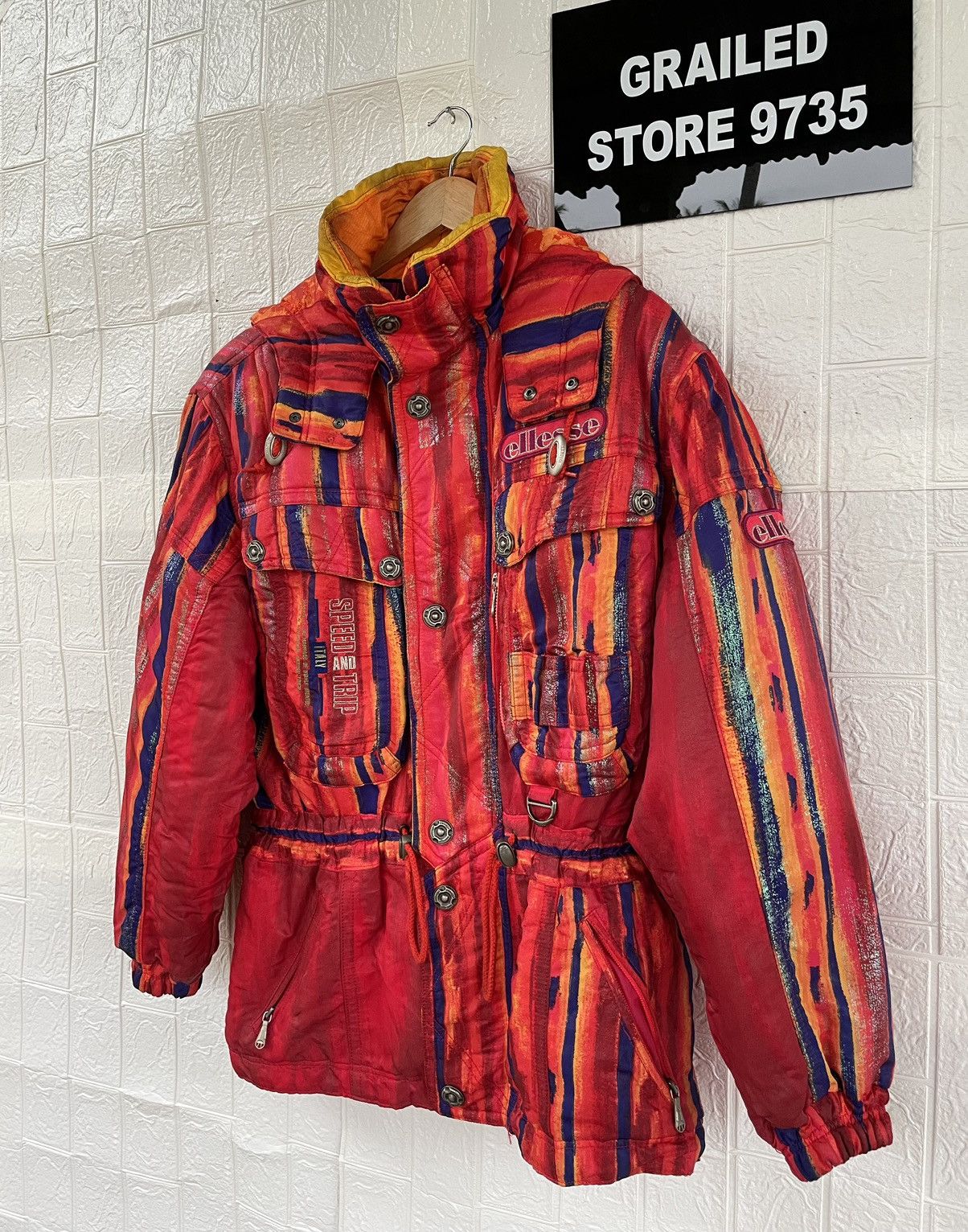Ellesse Vintage Ellesse Ski Heavy Jacket Size US M / EU 48-50 / 2 - 4 Thumbnail