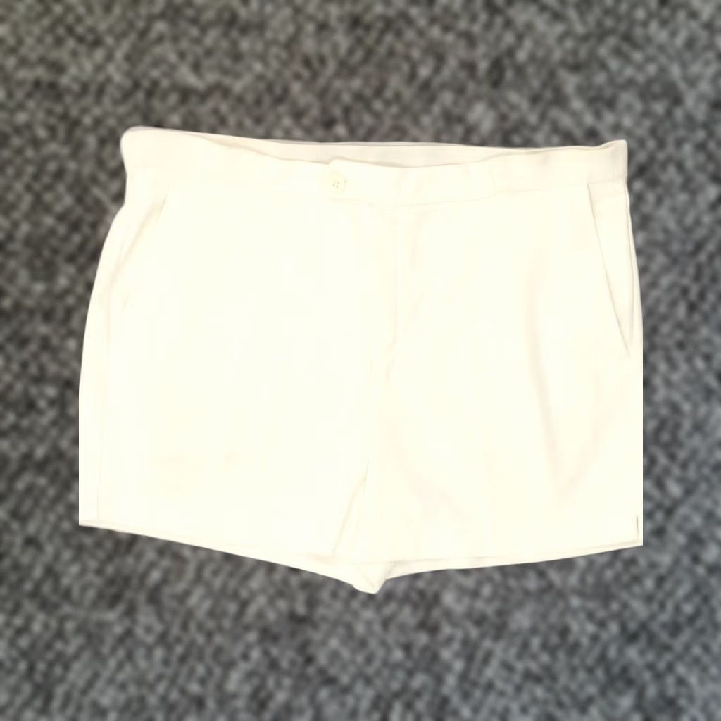 Vintage VINTAGE AUSTRALIAN L'ALPINA Mens Sport Shorts IT 52 XL White Polyester AF15 Size US 36 / EU 52 - 1 Thumbnail