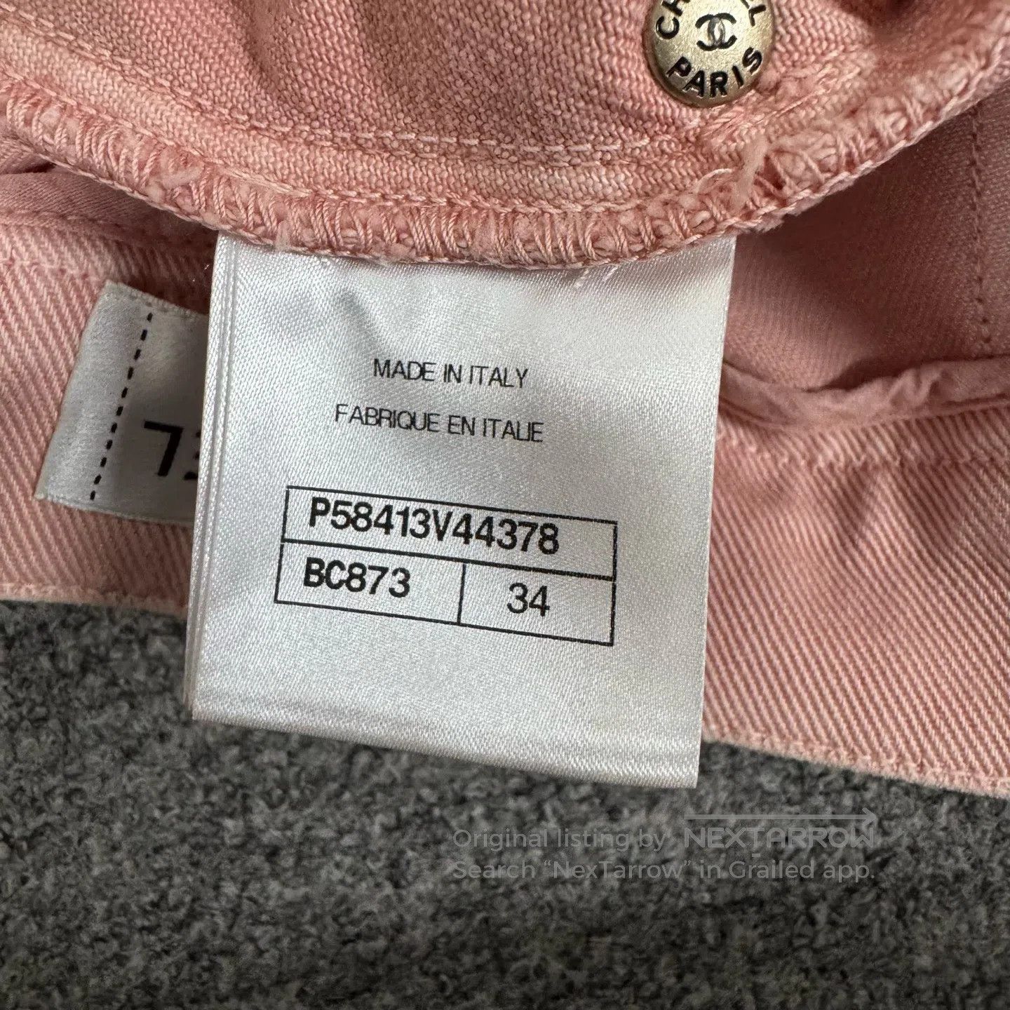 Chanel Chanel size 34 Pink ribbon denim shorts| Size 26" / US 2 / IT 38 - 6 Thumbnail
