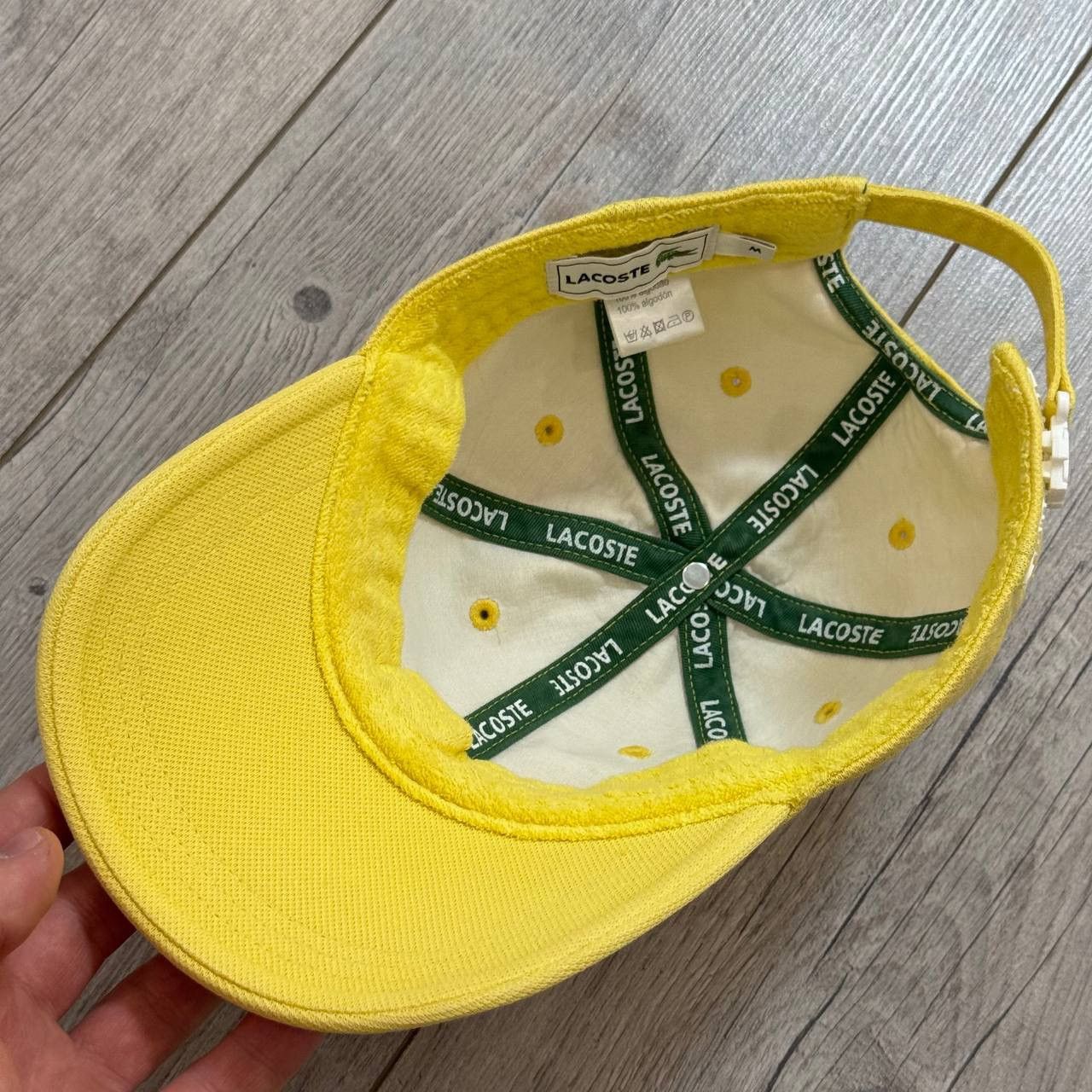 Lacoste × Vintage Vintage Lacoste Yellow Cap Size ONE SIZE - 7 Thumbnail