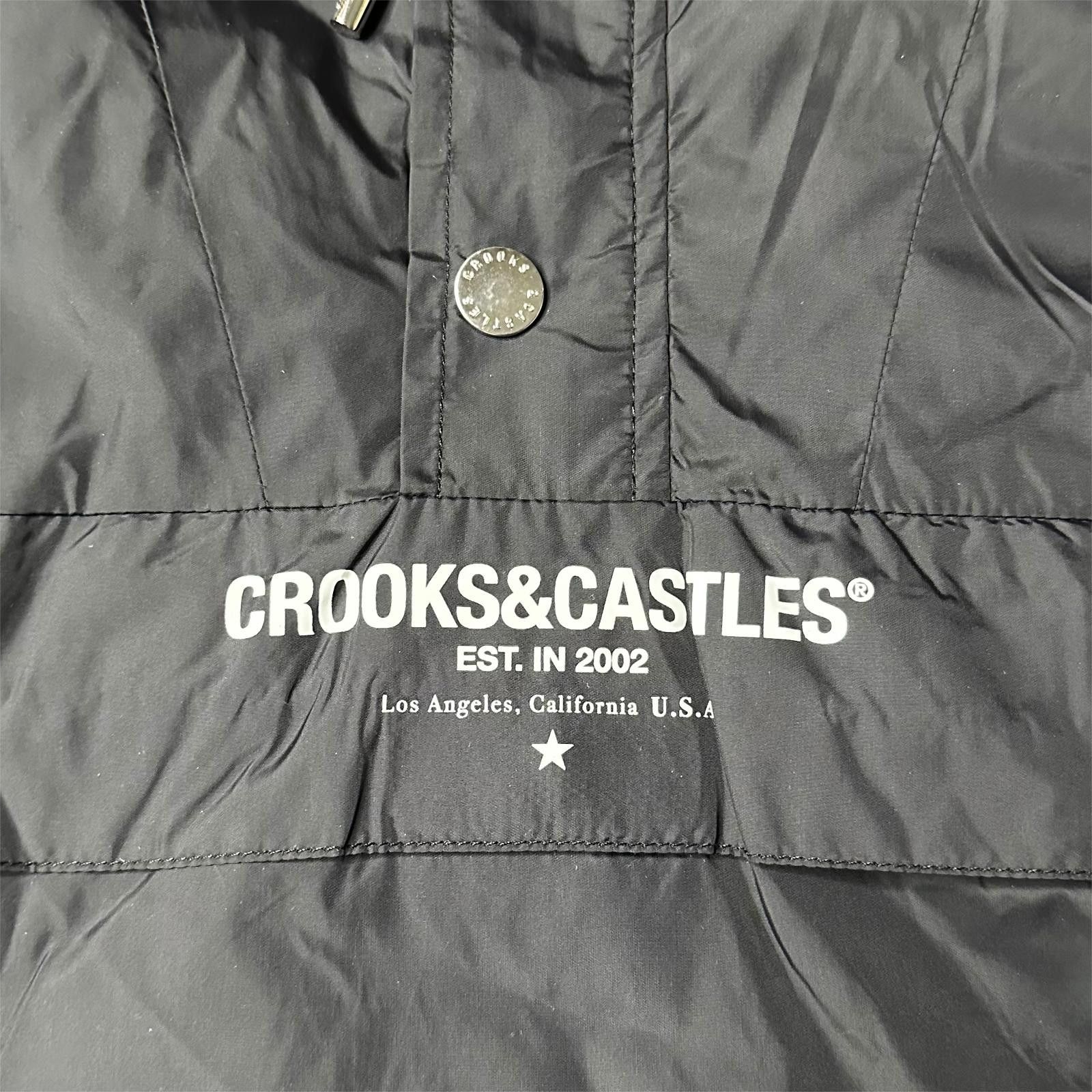 Crooks & Castles NWT Crooks & Castles Hooded Windbreaker Jacket Black Men S Size US S / EU 44-46 / 1 - 4 Thumbnail