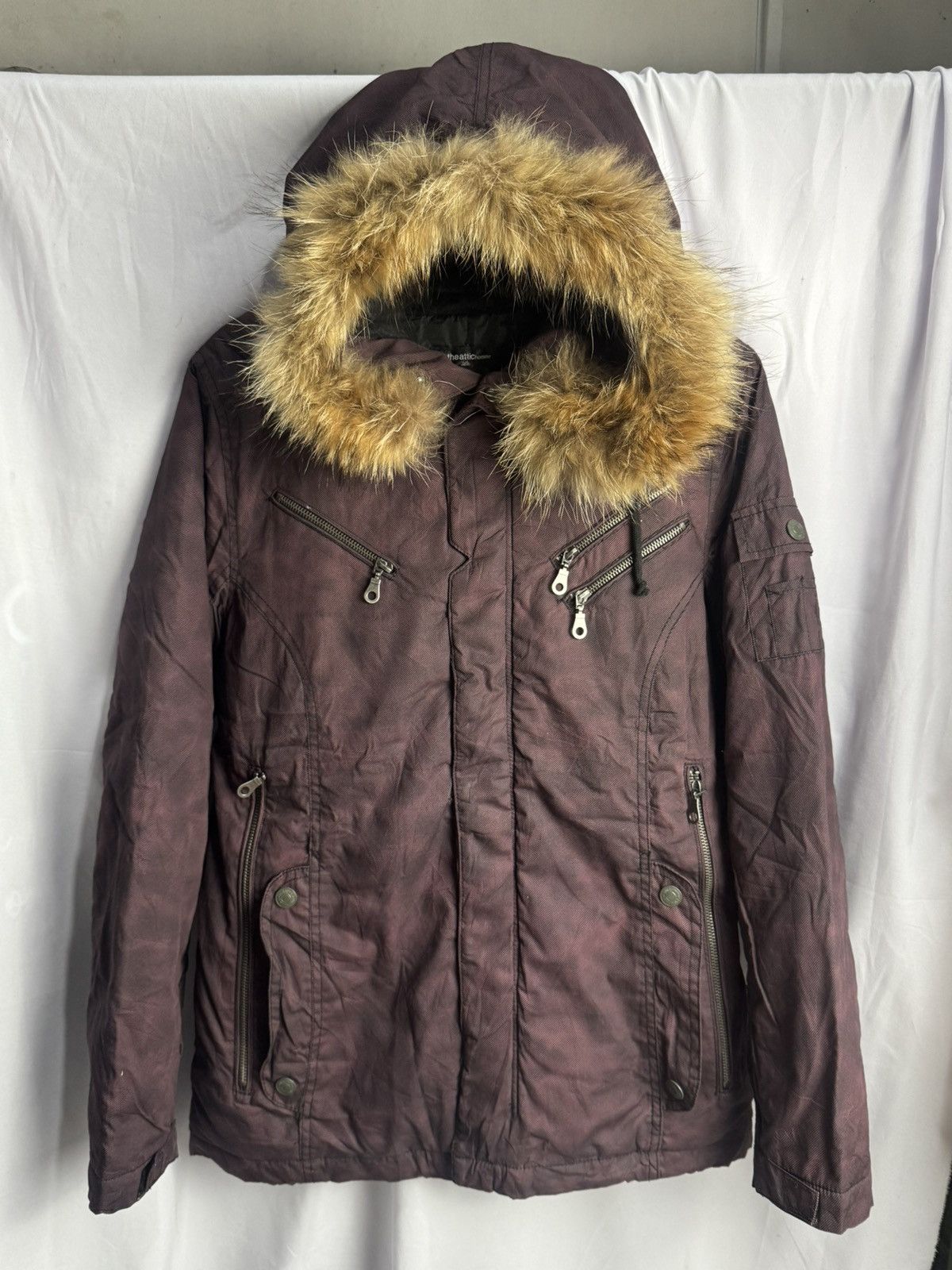 Le Grande Bleu (L.G.B.) INTHEATTIC FUR JACKET SEDITIONARIES PUNK STYLE Size US M / EU 48-50 / 2 - 1 Thumbnail