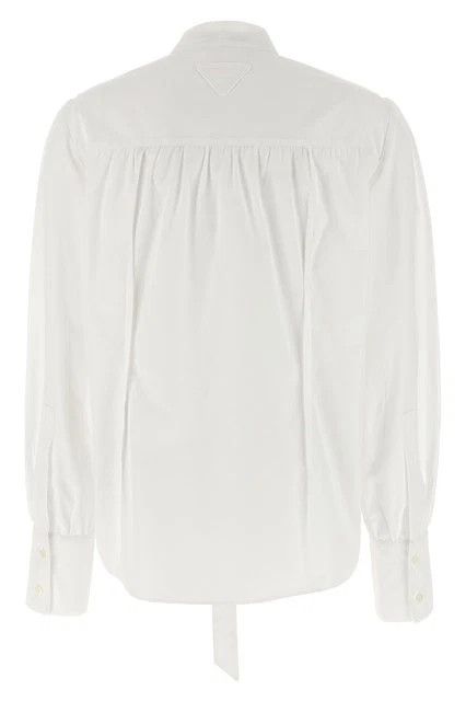 Prada PRADA White Cotton Shirt New & Authentic Size S / US 4 / IT 40 - 2 Thumbnail