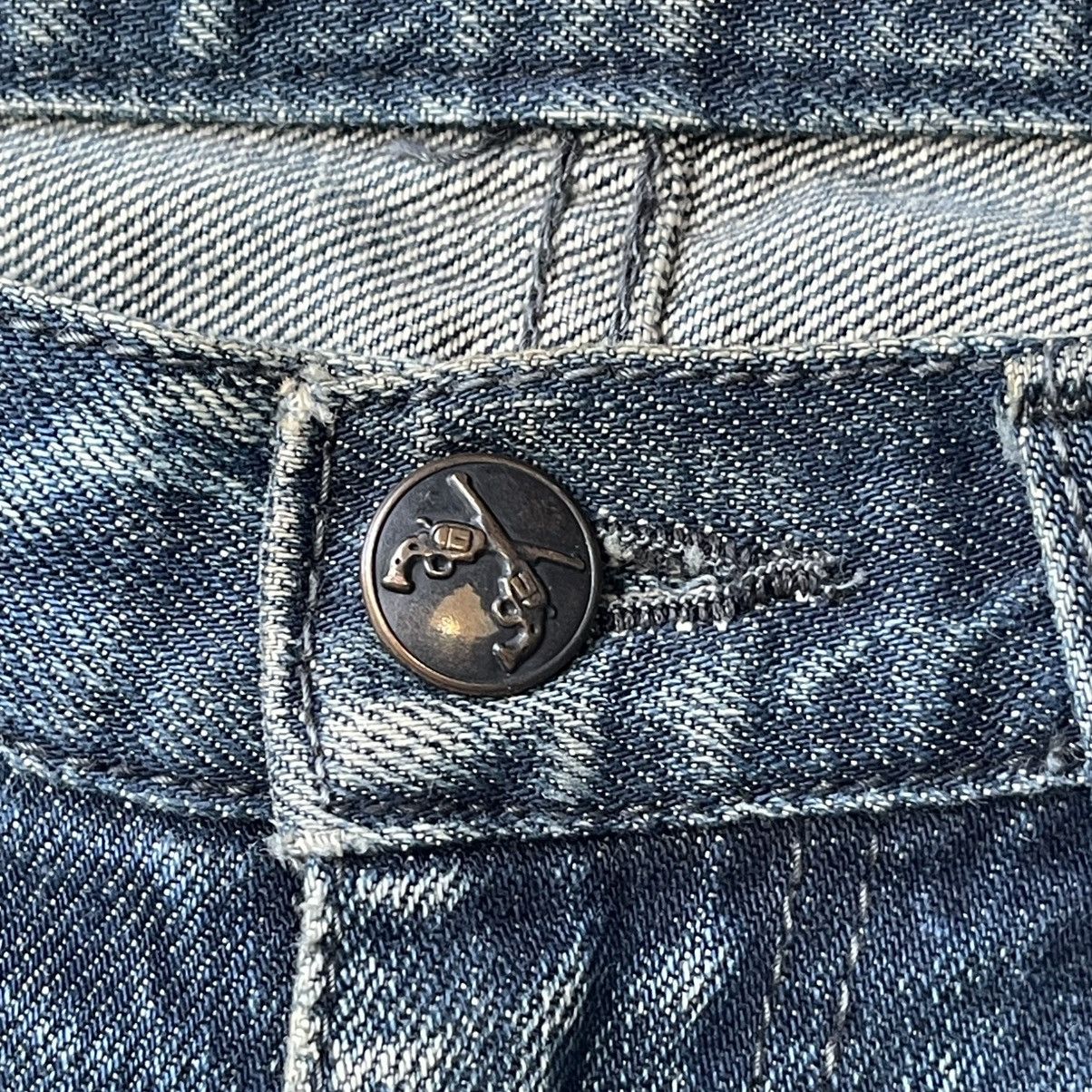 roarguns Flared Roar Guns Swarovski Crystal Pistols Thrashed Denim Size US 32 / EU 48 - 8 Thumbnail
