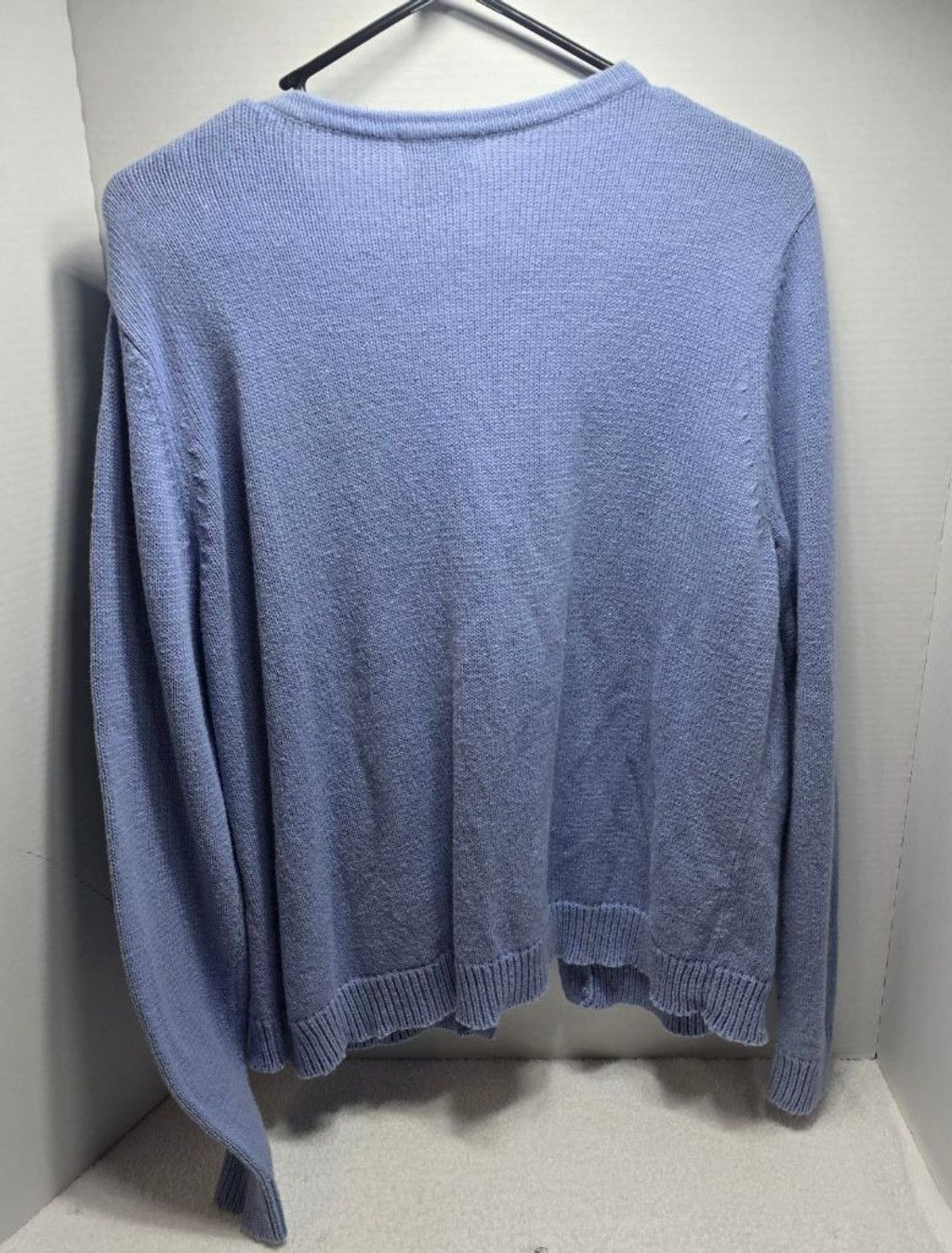The Unbranded Brand Women's Classic Elements Blue Floral Embroidered Cardigan L Size L / US 10 / IT 46 - 6 Thumbnail