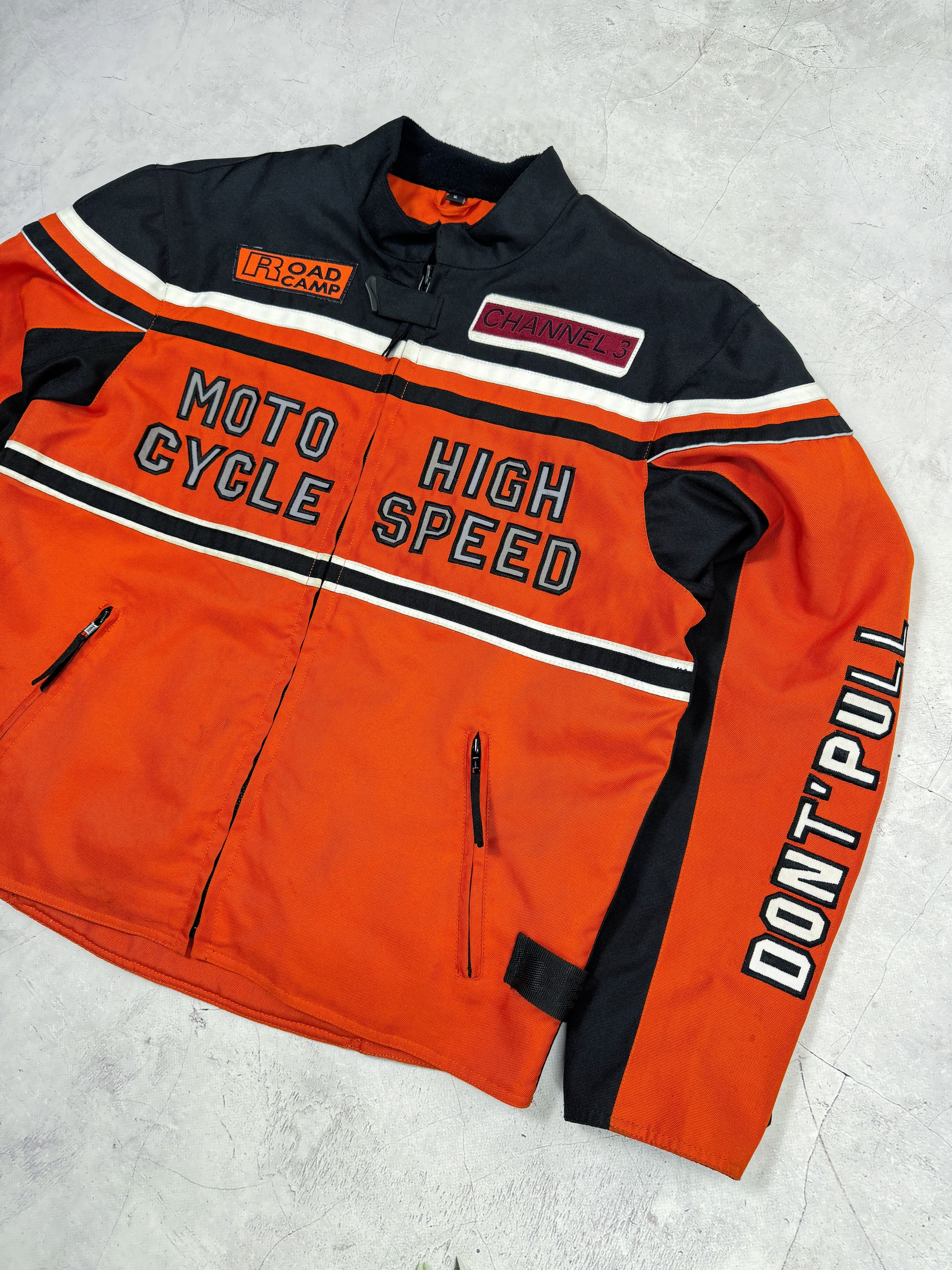 Vintage Moto High Cycle Speed Racing Jacket Road Camp Race-99 Size US L / EU 52-54 / 3 - 5 Thumbnail