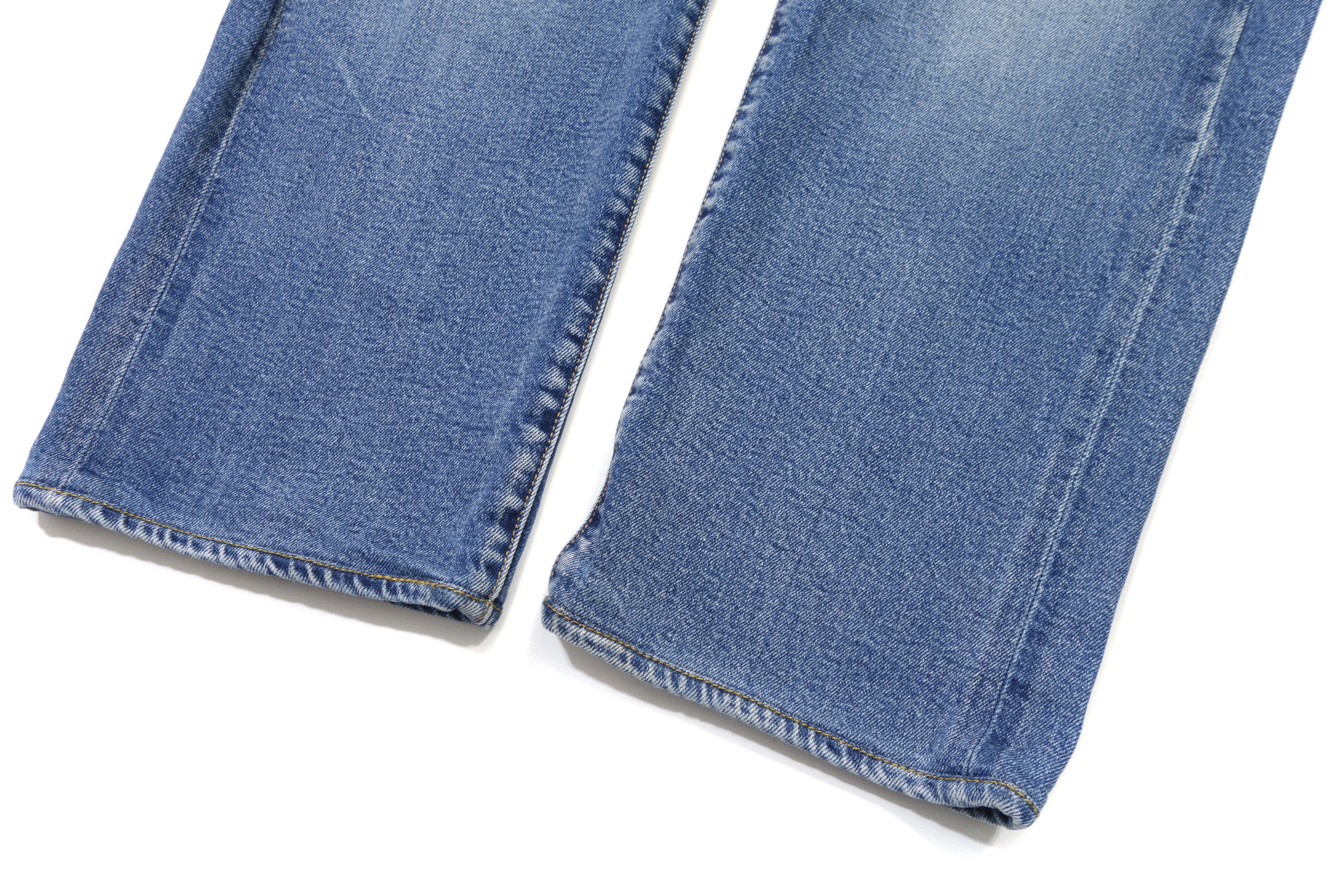Levi's 514 Big E Premium Selvedge Washed Cropped Jeans Size US 34 / EU 50 - 6 Thumbnail