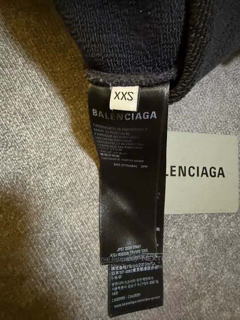 Balenciaga Balenciaga size XXS Washed Black Single Ring Solid Baggy S Size US 27 - 4 Thumbnail