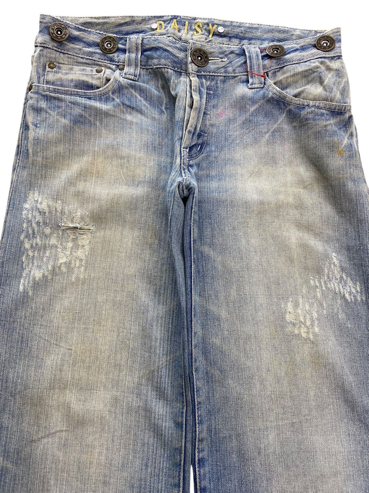 Japanese Brand Japanese Brand Faded Blue Wash Style Flare Jeans Size US 32 / EU 48 - 2 Thumbnail