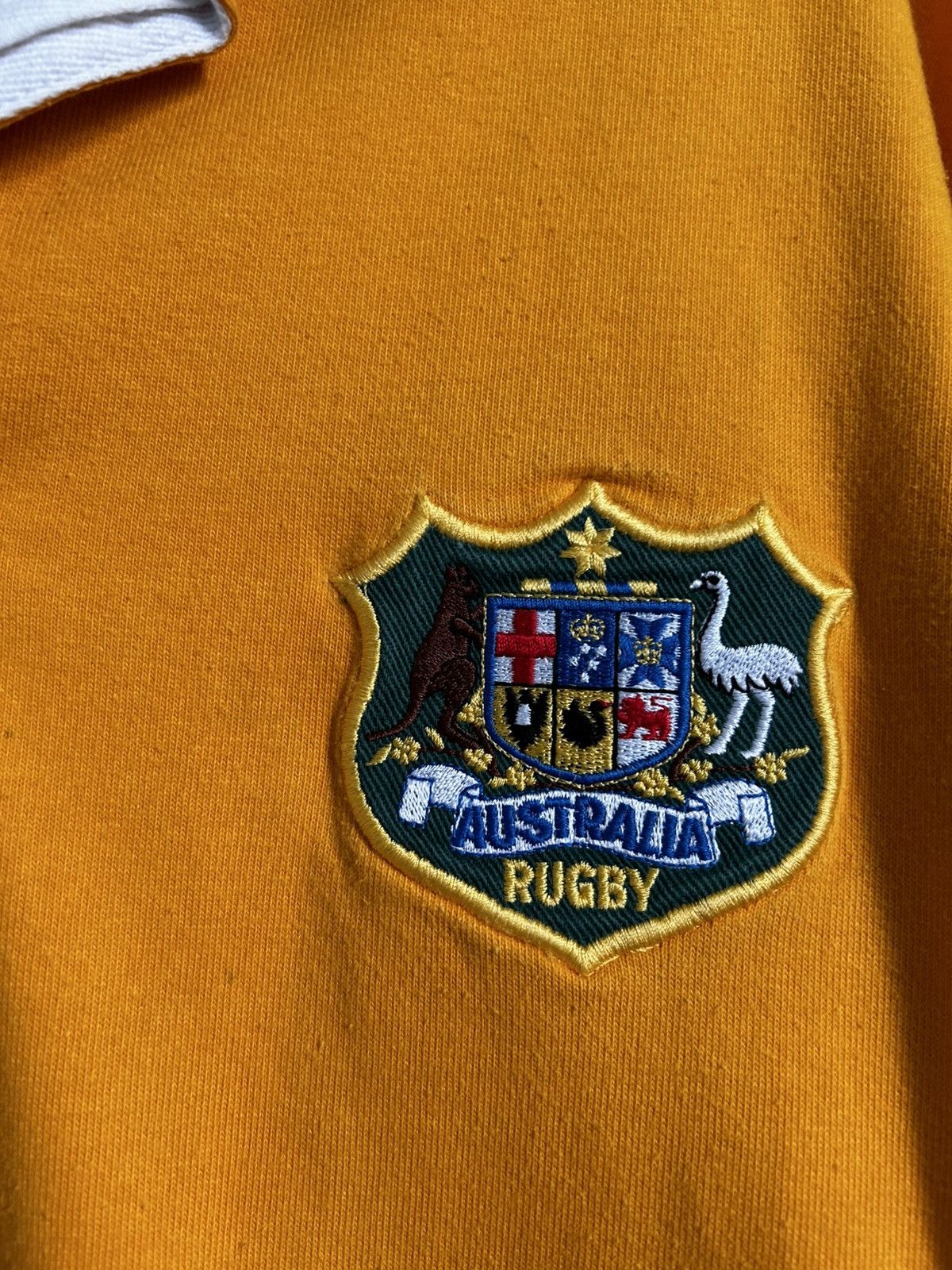 Vintage Vintage Australia rugby jersey yellow size L logo Size US L / EU 52-54 / 3 - 3 Thumbnail