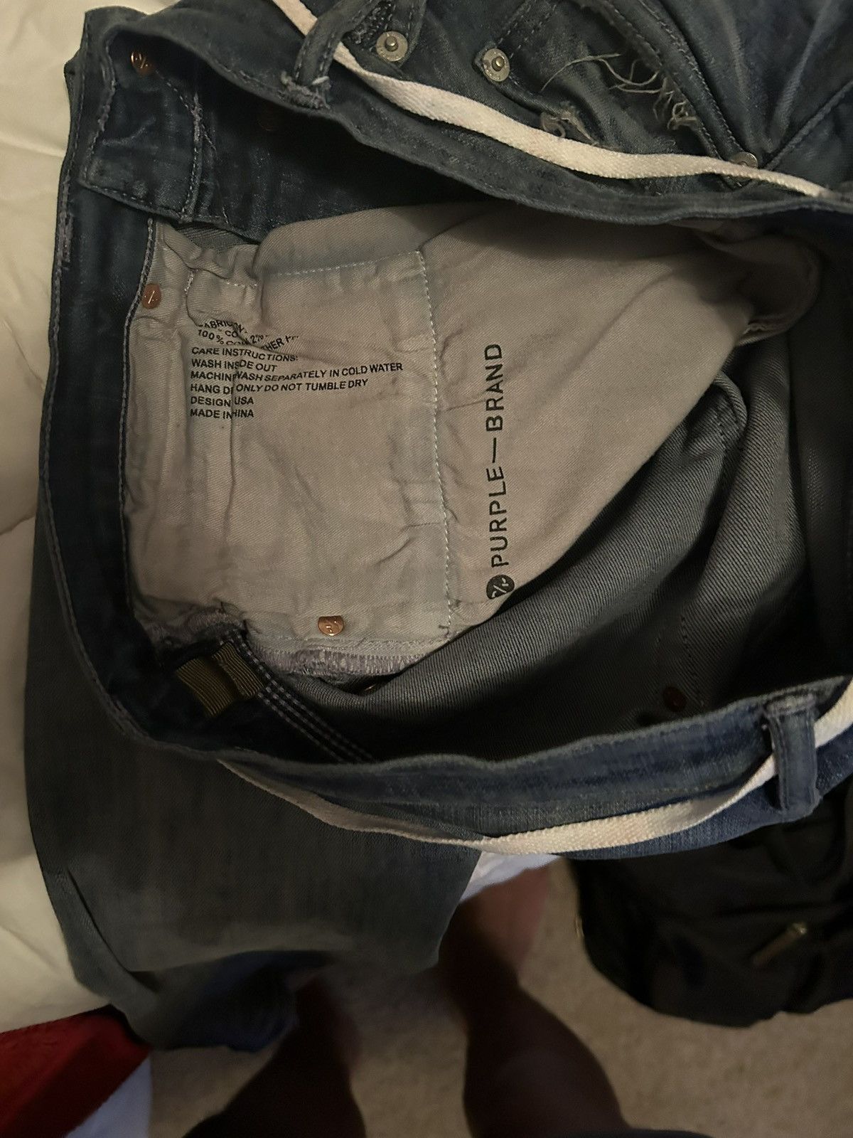 Purple Brand Blue purple jeans Size US 31 - 3 Thumbnail