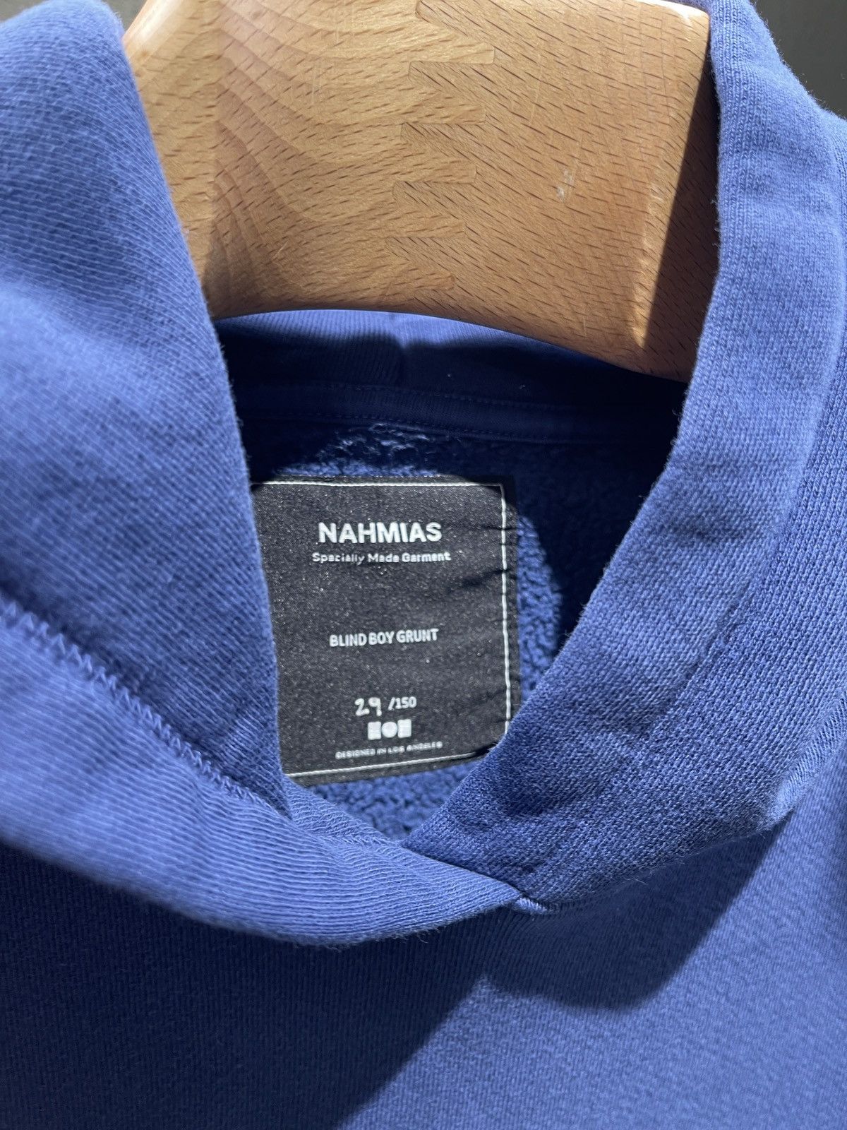 Nahmias Limited Edition-Nahmias x Timothée Chalamet Hoodie Blue | L Size US L / EU 52-54 / 3 - 2 Thumbnail