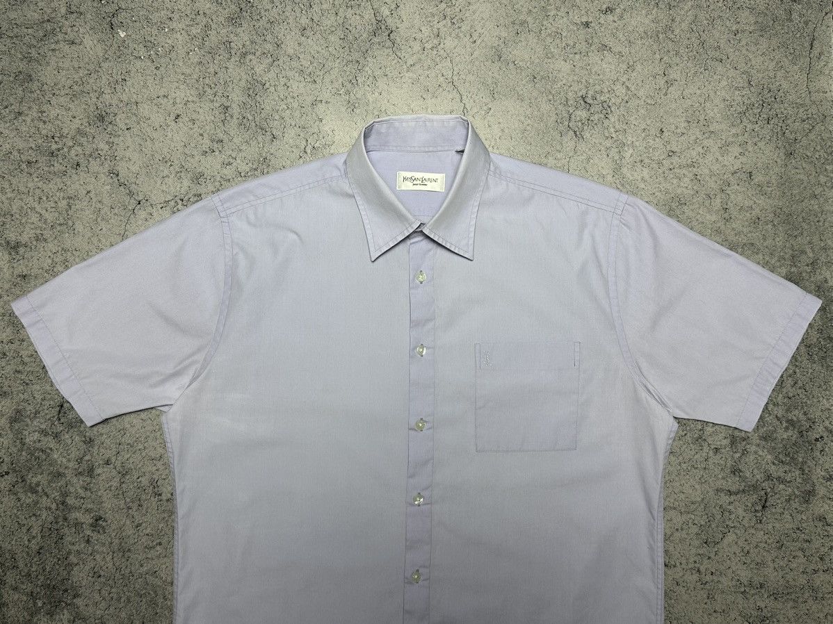 Yves Saint Laurent Vintage Yves Saint Laurent YSL Short Sleeve Shirt Size US L / EU 52-54 / 3 - 2 Thumbnail