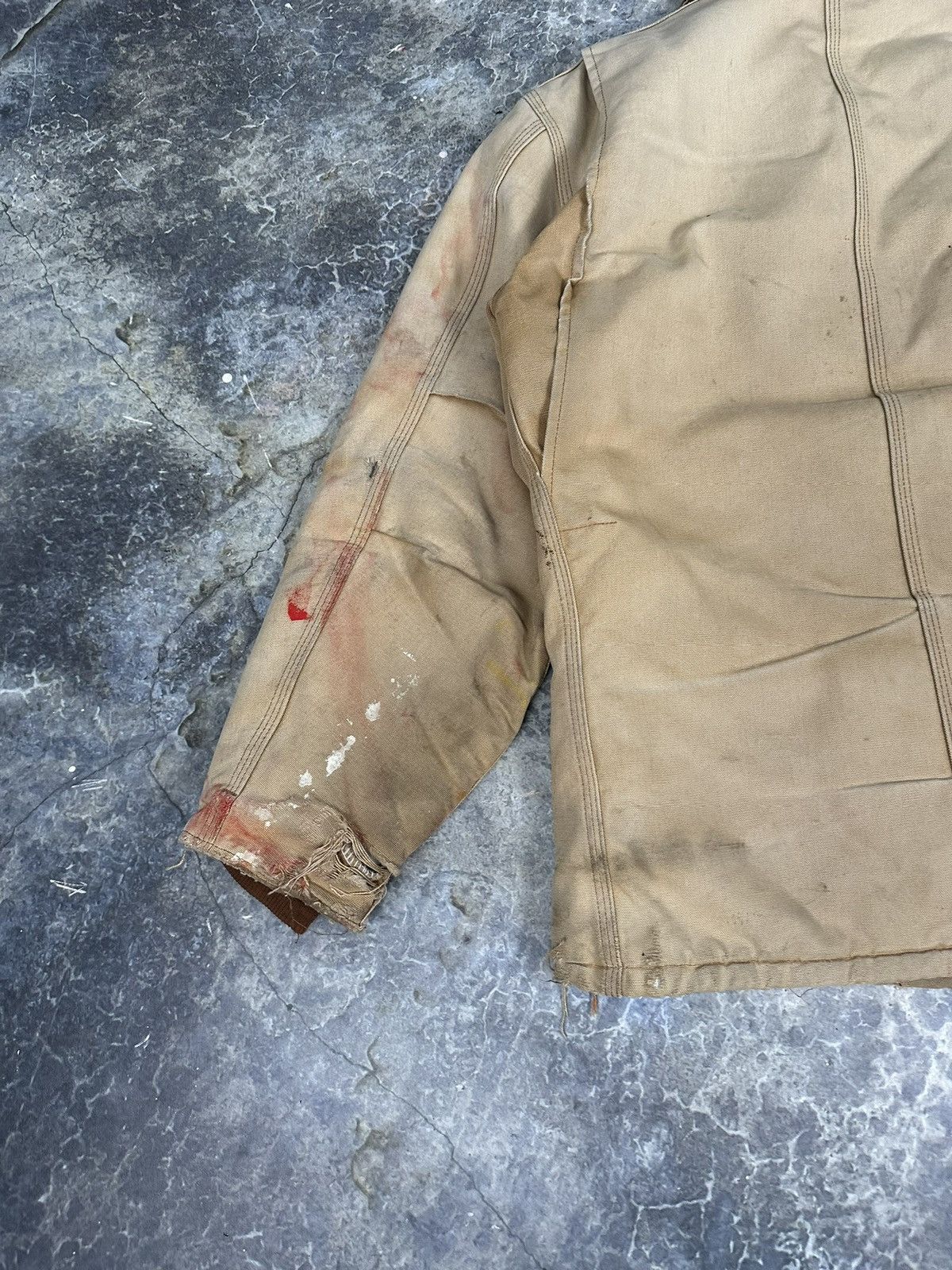 Designer × Vintage Vintage Painted Carhartt Arctic Jacket Size US M / EU 48-50 / 2 - 7 Thumbnail