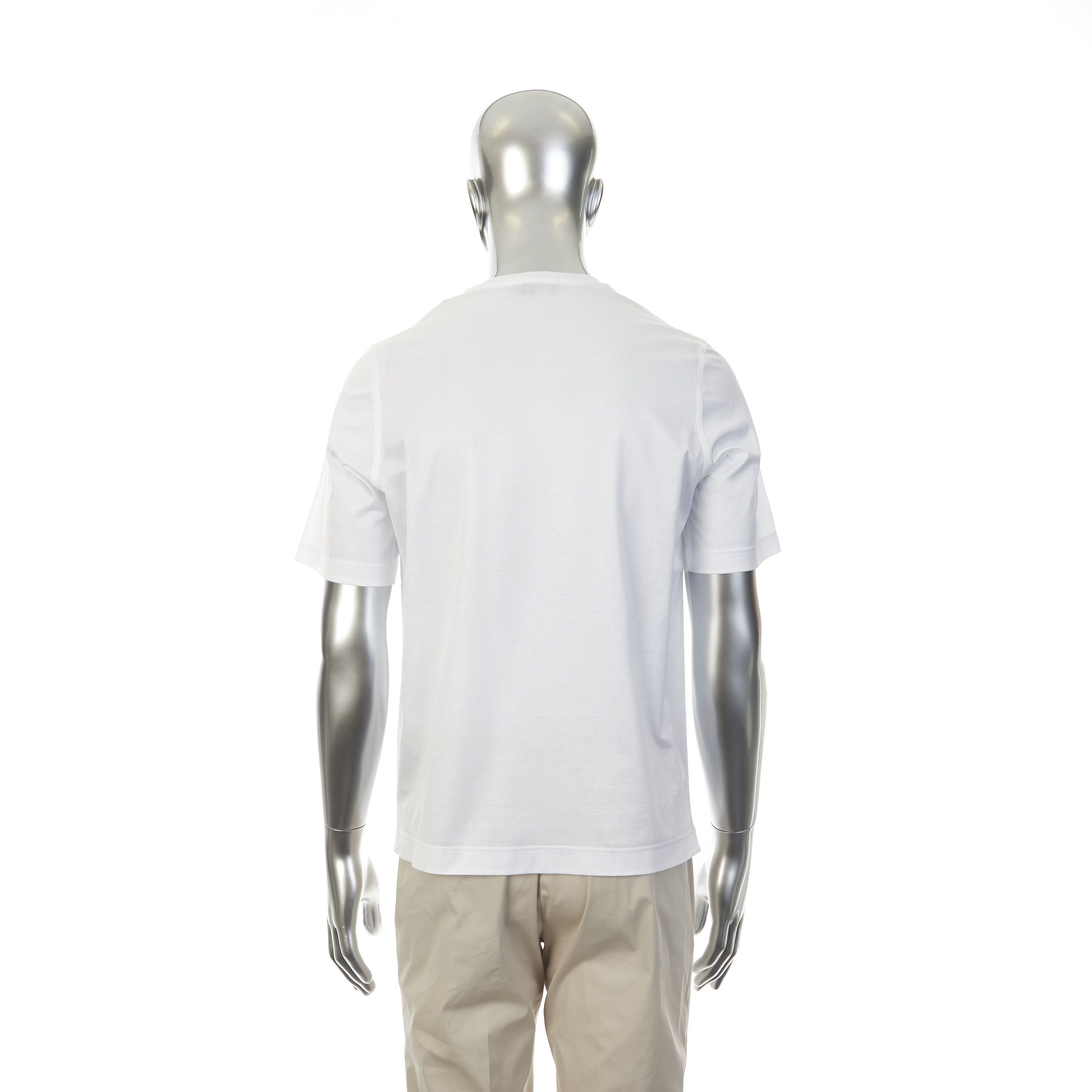 Zilli White T-Shirt, Round Neck, Printed Pattern Size US M / EU 48-50 / 2 - 3 Thumbnail
