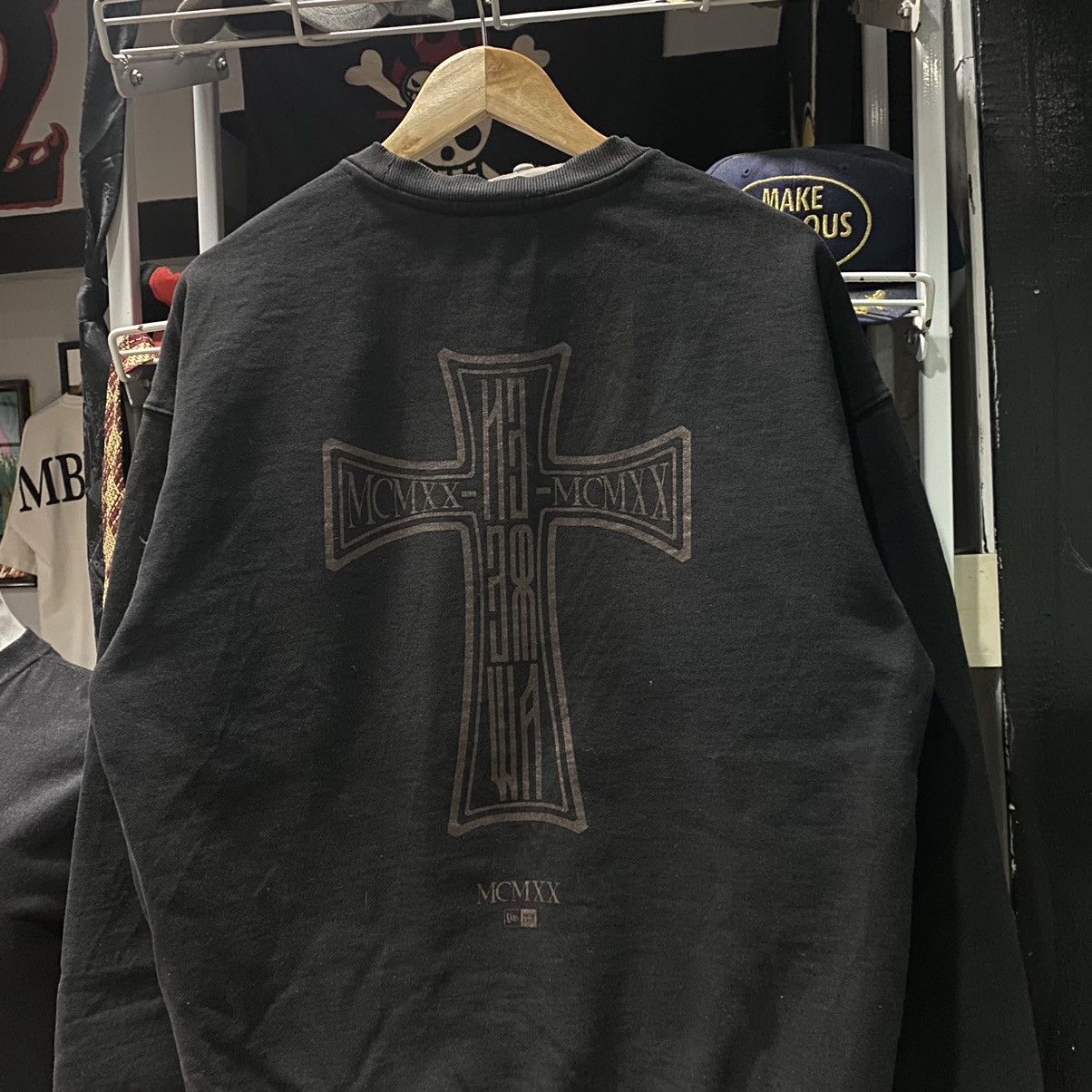 New Era New Era MCMXX Big Logo Cross Sweatshirts Size US L / EU 52-54 / 3 - 3 Thumbnail