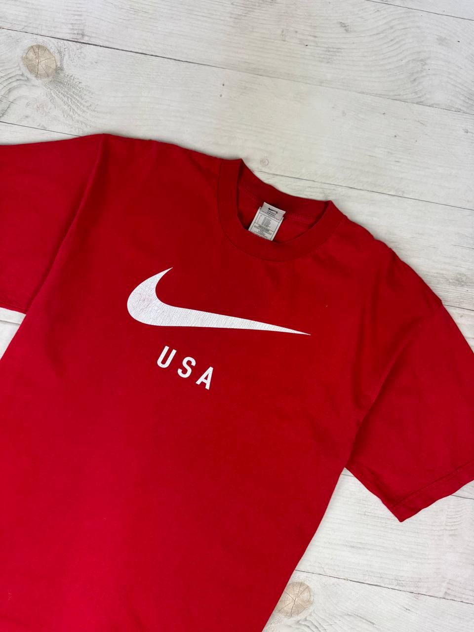Nike Vintage Nike USA T Shirt Big Logo Size US L / EU 52-54 / 3 - 3 Thumbnail