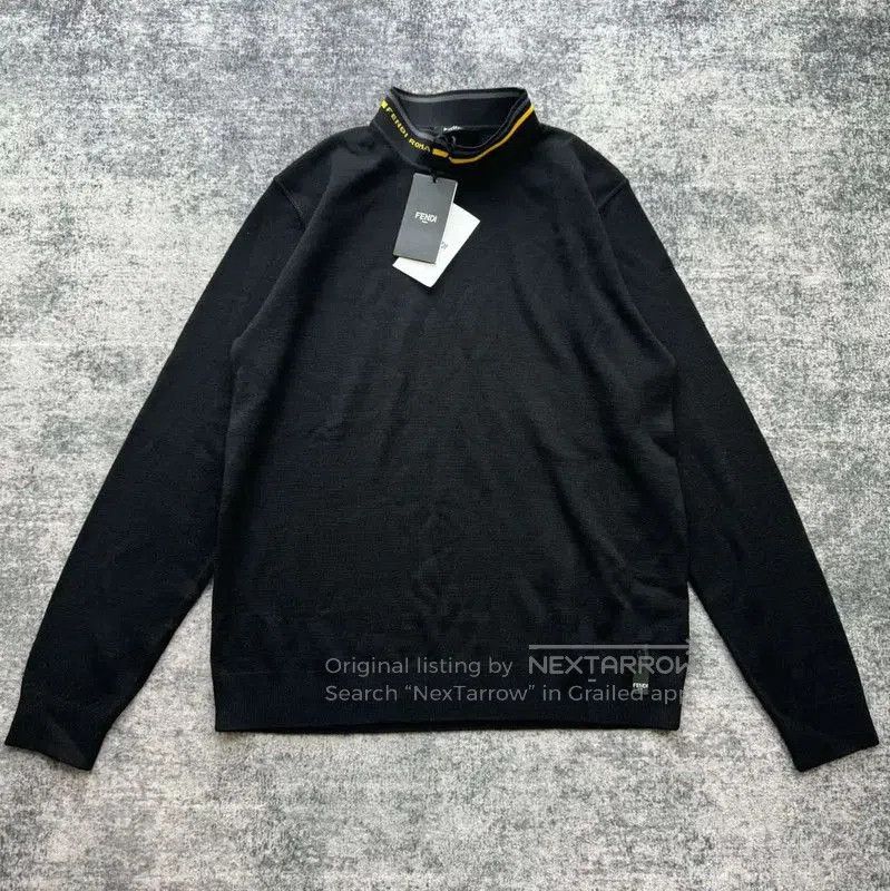 Fendi Fendi Black Knit Sweater XL Size for Women . Size XL / US 12-14 / IT 48-50 - 1 Thumbnail