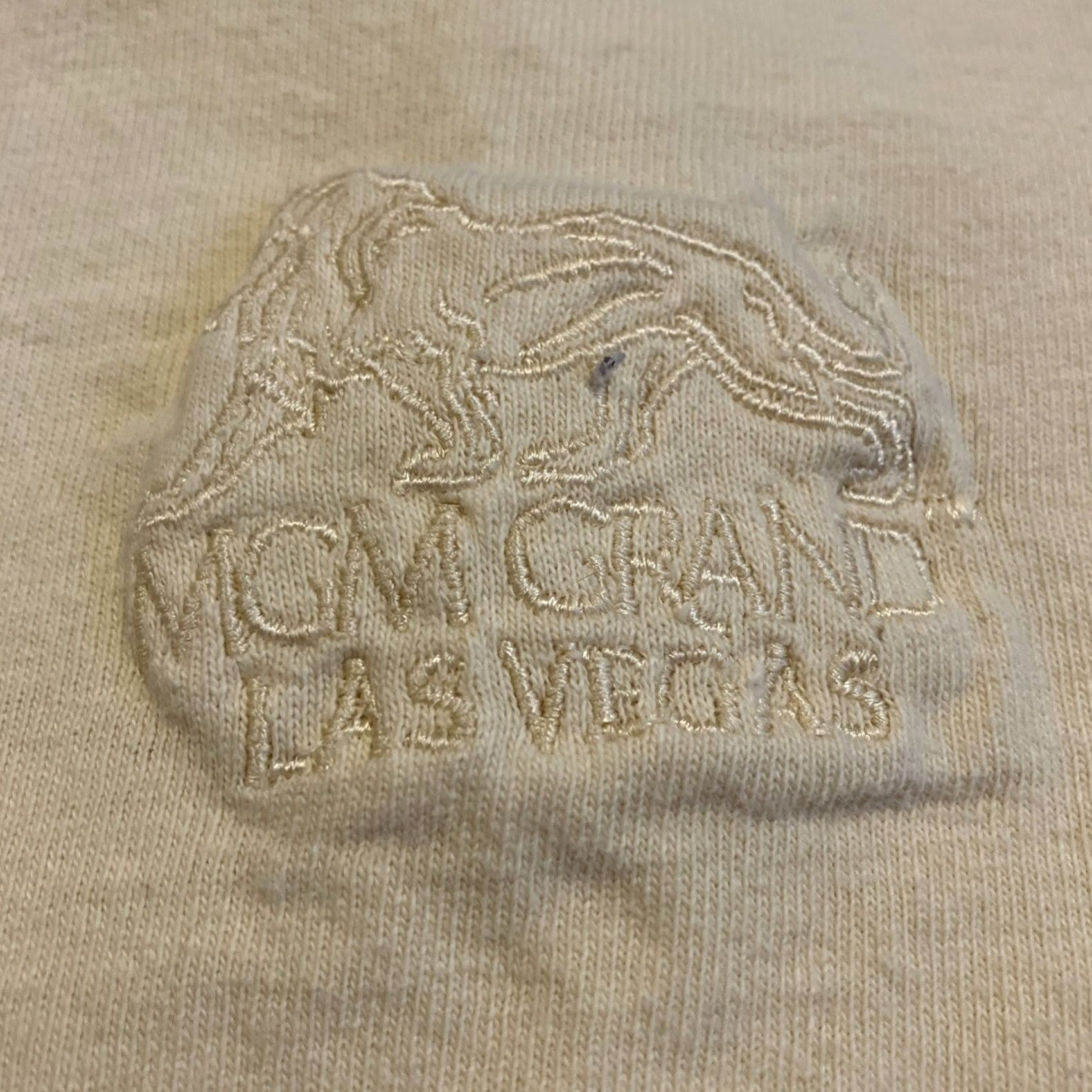 Vintage VINTAGE MGM Grand Las Vegas Yellow Embroidered Logo T Shirt Men's XL 90s Casino Las Vegas Shirt Mens Size US XL / EU 56 / 4 - 2 Thumbnail