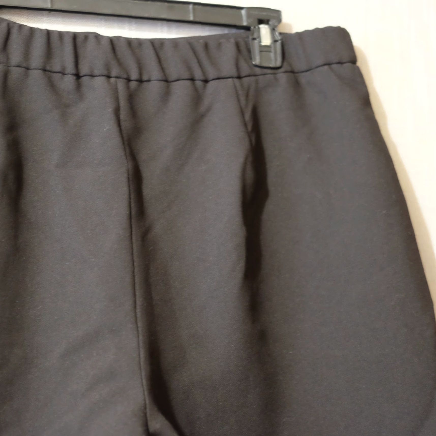 Nine West VINTAGE EUC Nine West Skort Wrap Front Elastic Back Waist Black Womens XL #A2-53 Size ONE SIZE - 7 Thumbnail