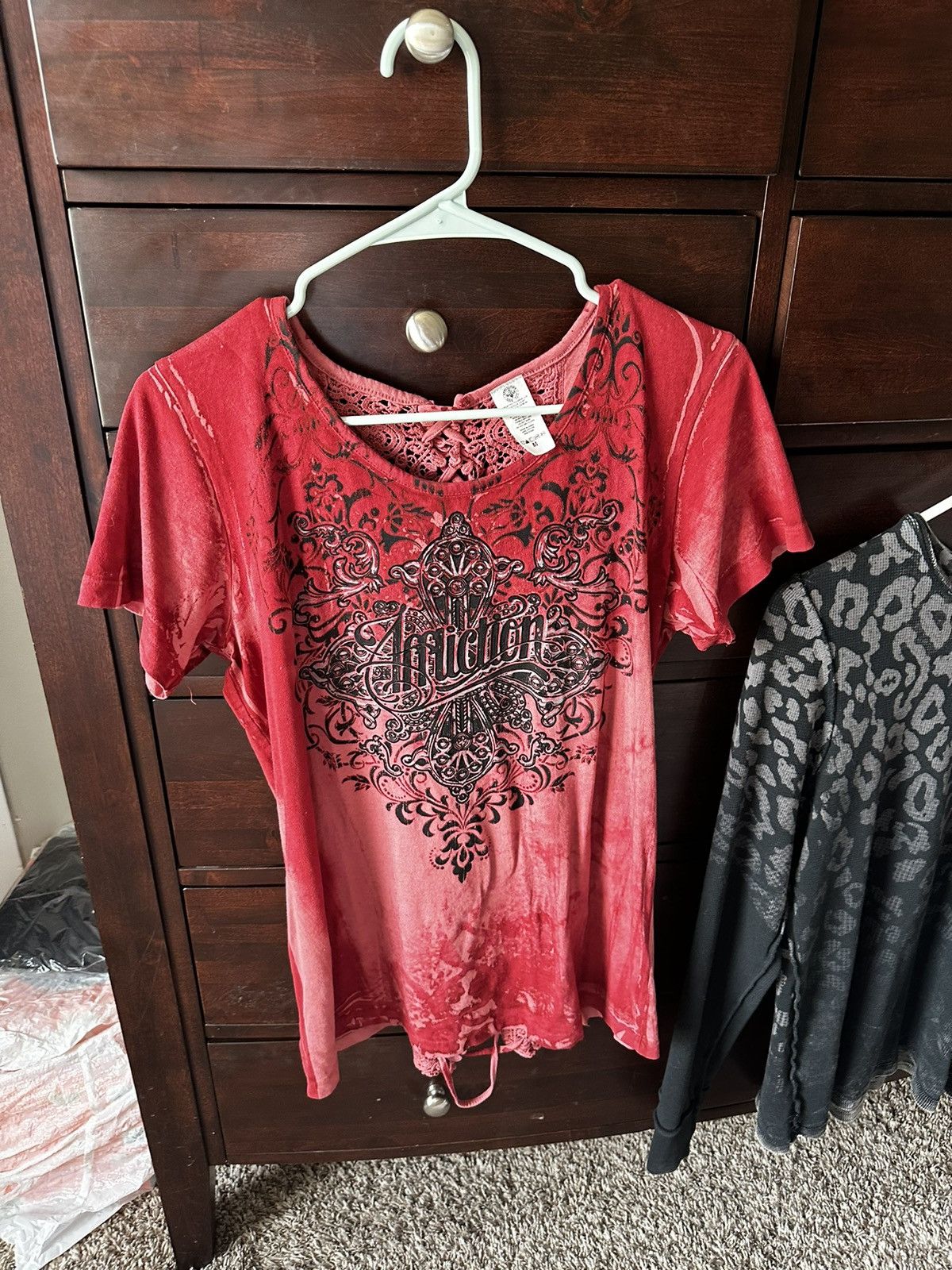 Affliction Affliction Y2K Amber Creek Lace Up Tee Size US M / EU 48-50 / 2 - 1 Thumbnail
