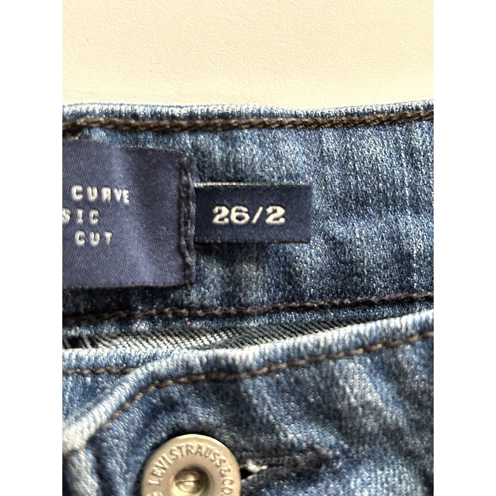 Levi's Levi's Demi Curve Classic Bootcut Jeans - Denim Blue - Size 26/2 - Regular - Women- Stretch - Bootcut - Cotton Blend - Zip Closure Size 26" / US 2 / IT 38 - 7 Thumbnail