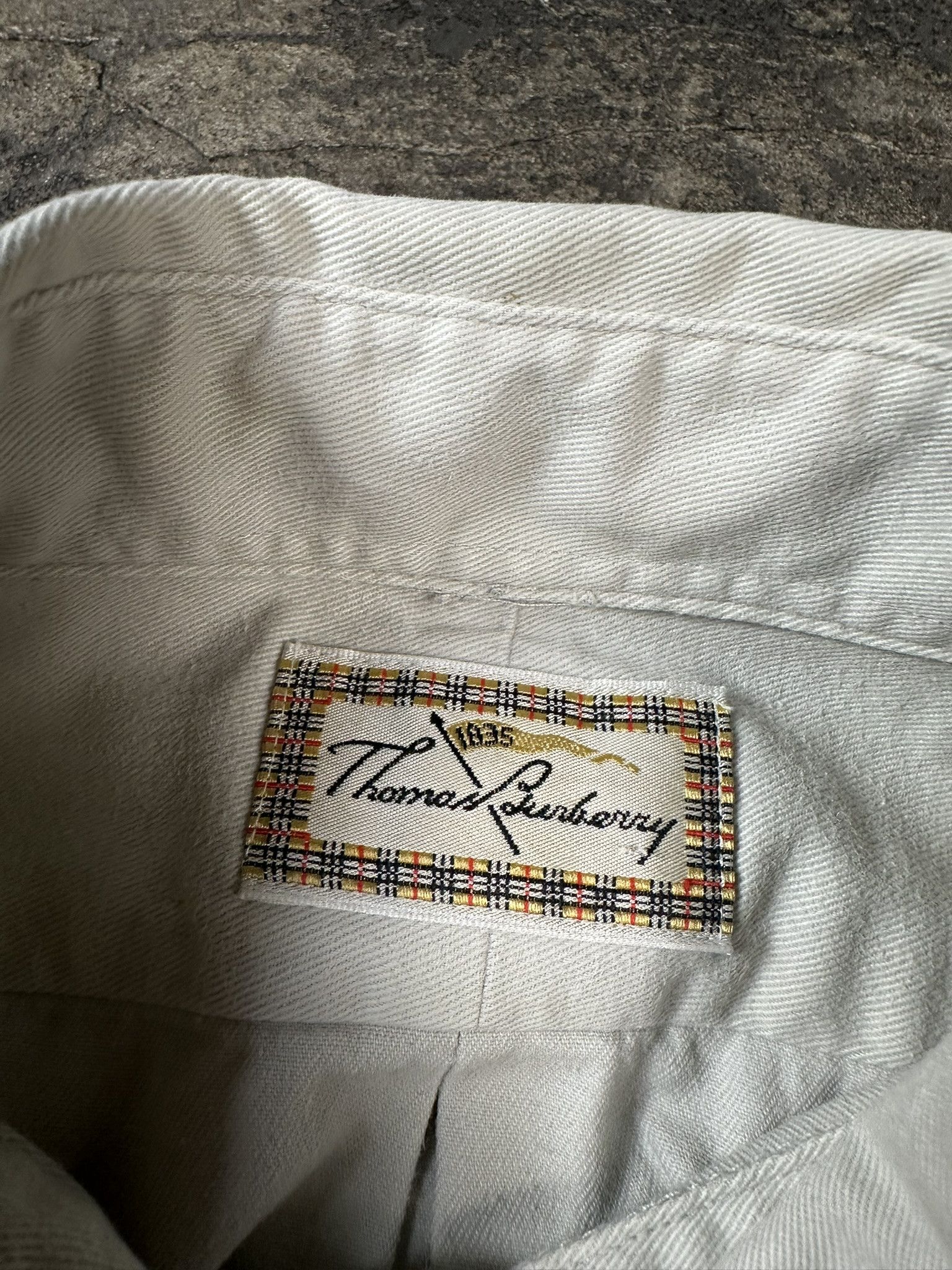 Burberry Vintage Thomas Burberry Basic Button Up Shirt Size US L / EU 52-54 / 3 - 8 Thumbnail