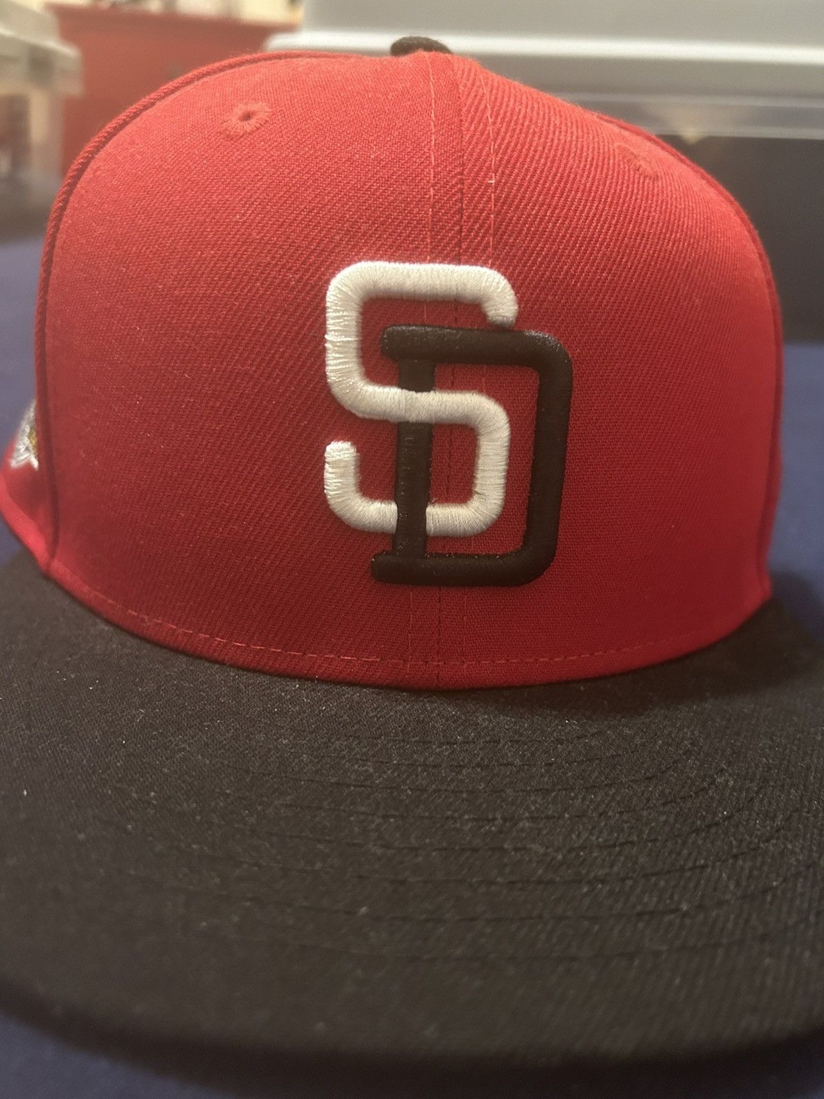 New Era Red/black Padres New Era Fitted Hat Size 7 Size ONE SIZE - 1 Thumbnail