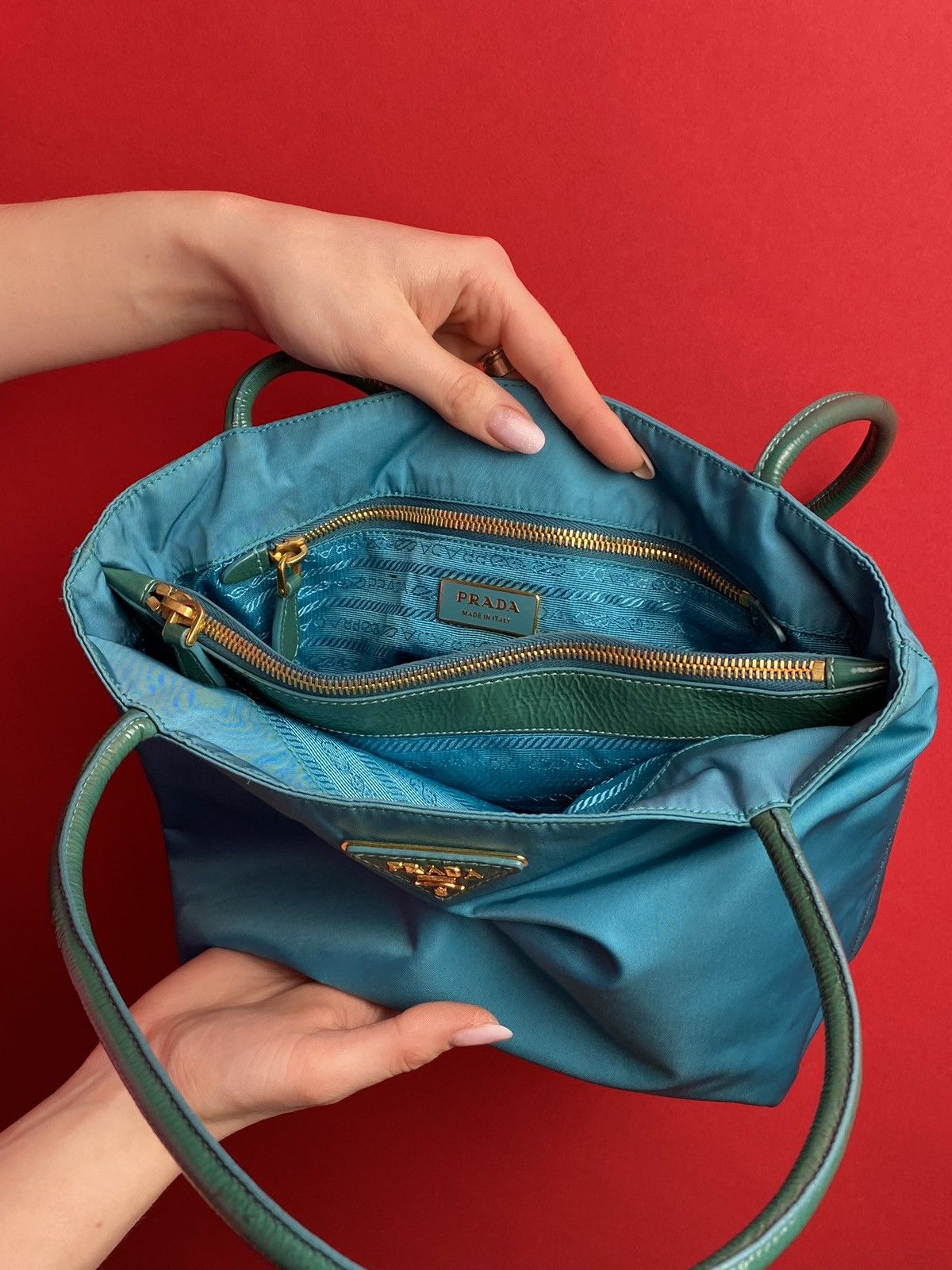 Prada × Vintage PRADA nylon tote Size ONE SIZE - 5 Thumbnail
