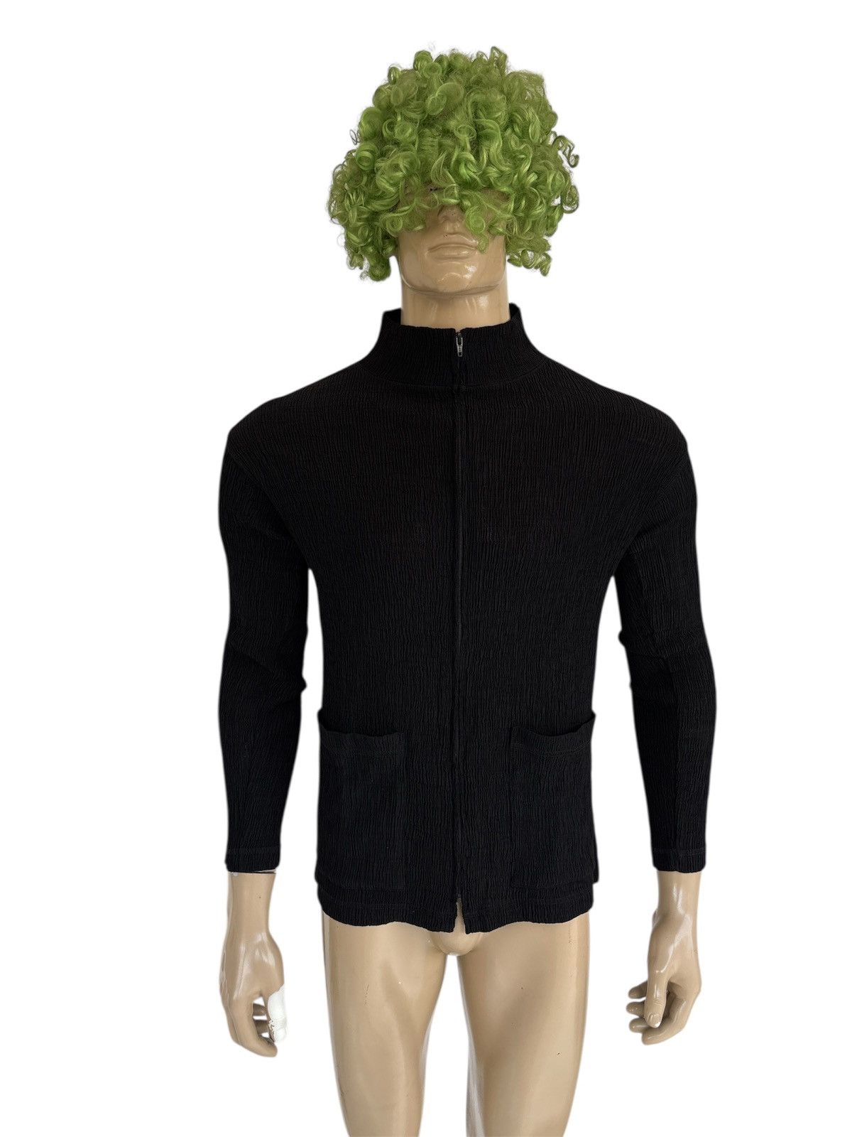 Issey Miyake Pleated Track Jacket Size US M / EU 48-50 / 2 - 2 Thumbnail
