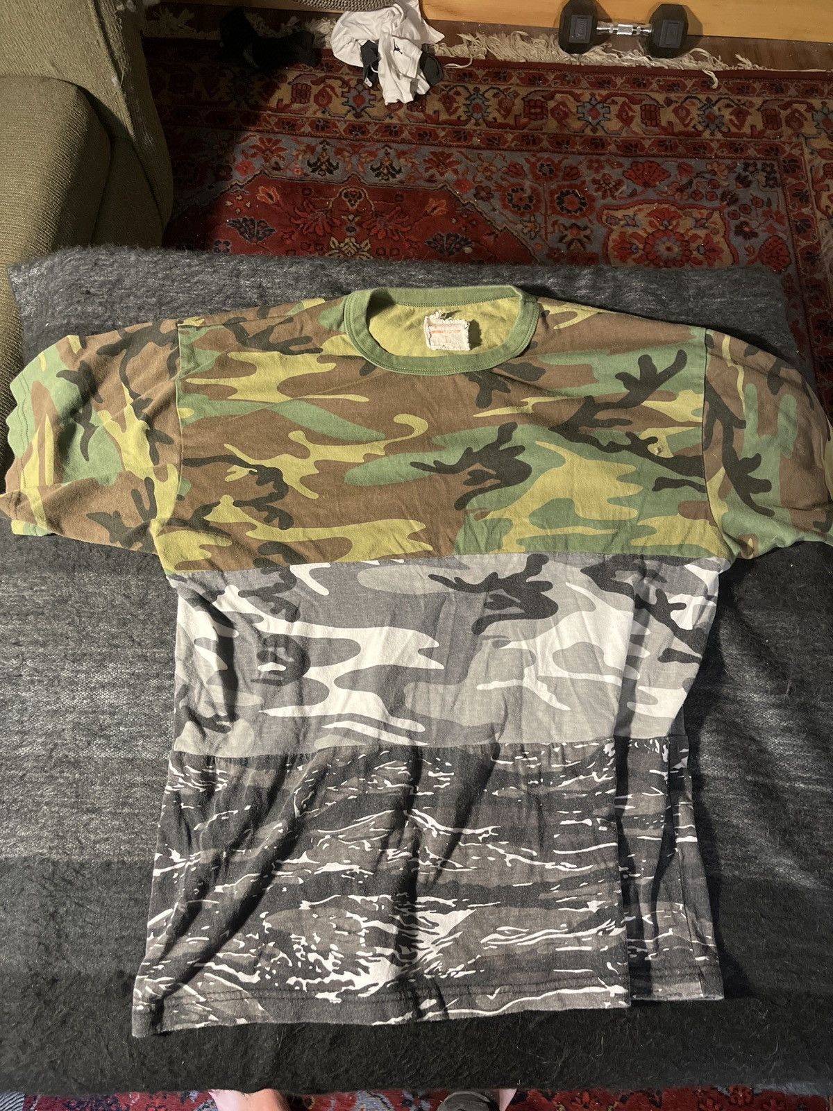 Gnarcotic Gnarcotic Tri-Camo Stitched T-Shirt (Large) Size US L / EU 52-54 / 3 - 5 Thumbnail