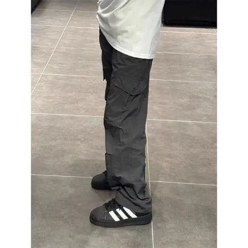 Japanese Brand Dark Gray High Street Loose Fit Vintage Work Pants Size US 30 / EU 46 - 5 Thumbnail