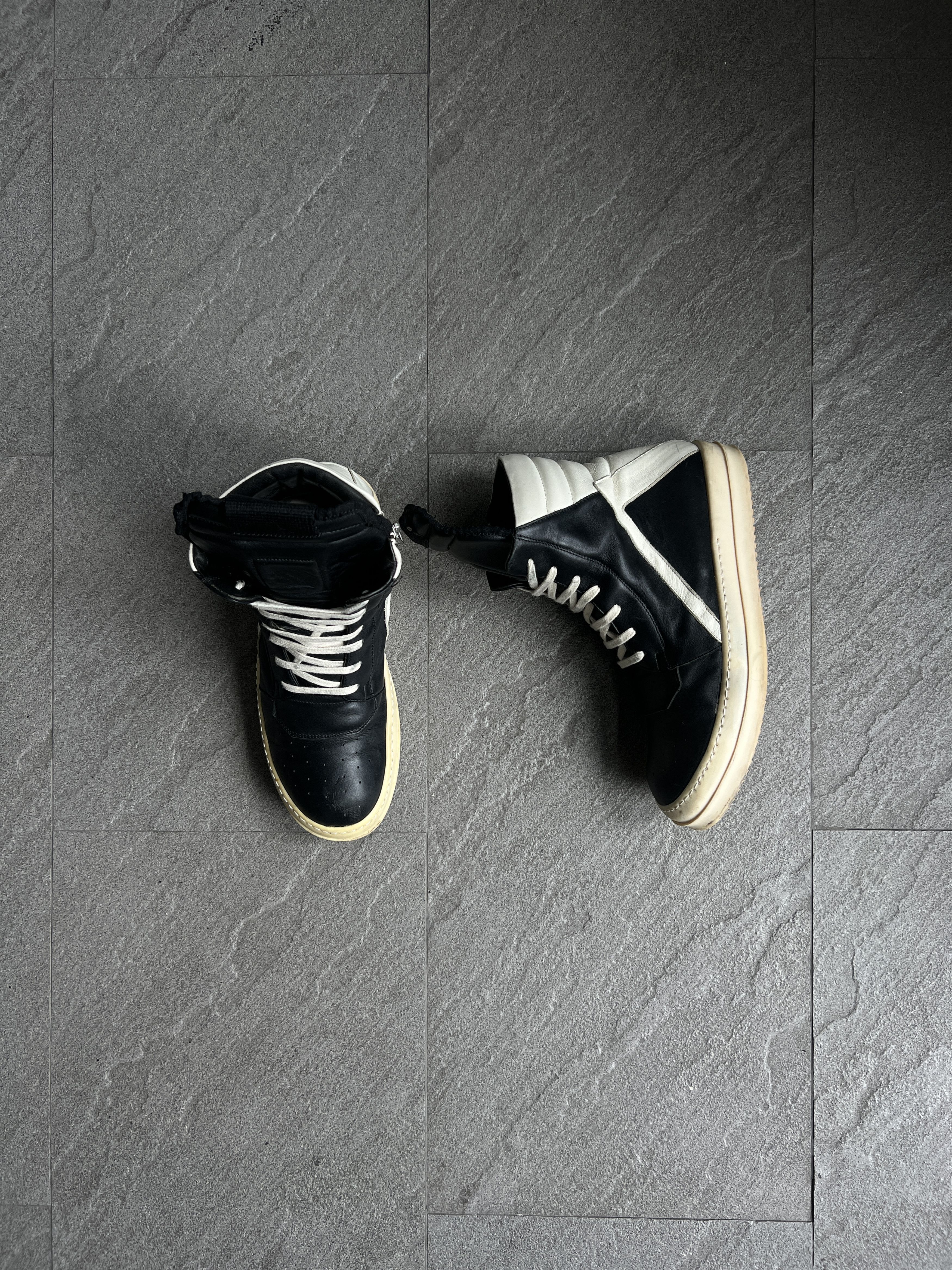 Rick Owens Rick owens performa rubber tapes geobasket in black