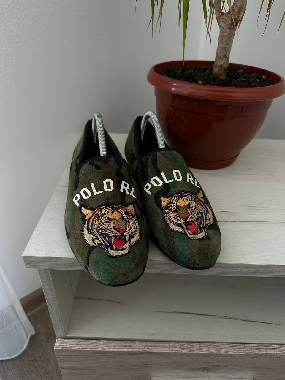 Polo Ralph Lauren × Vintage Vintage Polo Ralph Lauren Green Camo Tiger Shoes Size US 9 / EU 42 - 9 Thumbnail