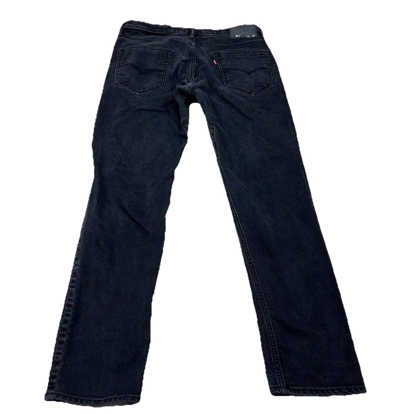 Levi's Levi's Levi's 511 Jeans Men 34x32 Slim Fit Straight Black Wash Denim Pants Skater Logo 5-Pocket Mens Regular 34in Inseam Jeans Pants Size US 34 / EU 50 - 2 Thumbnail