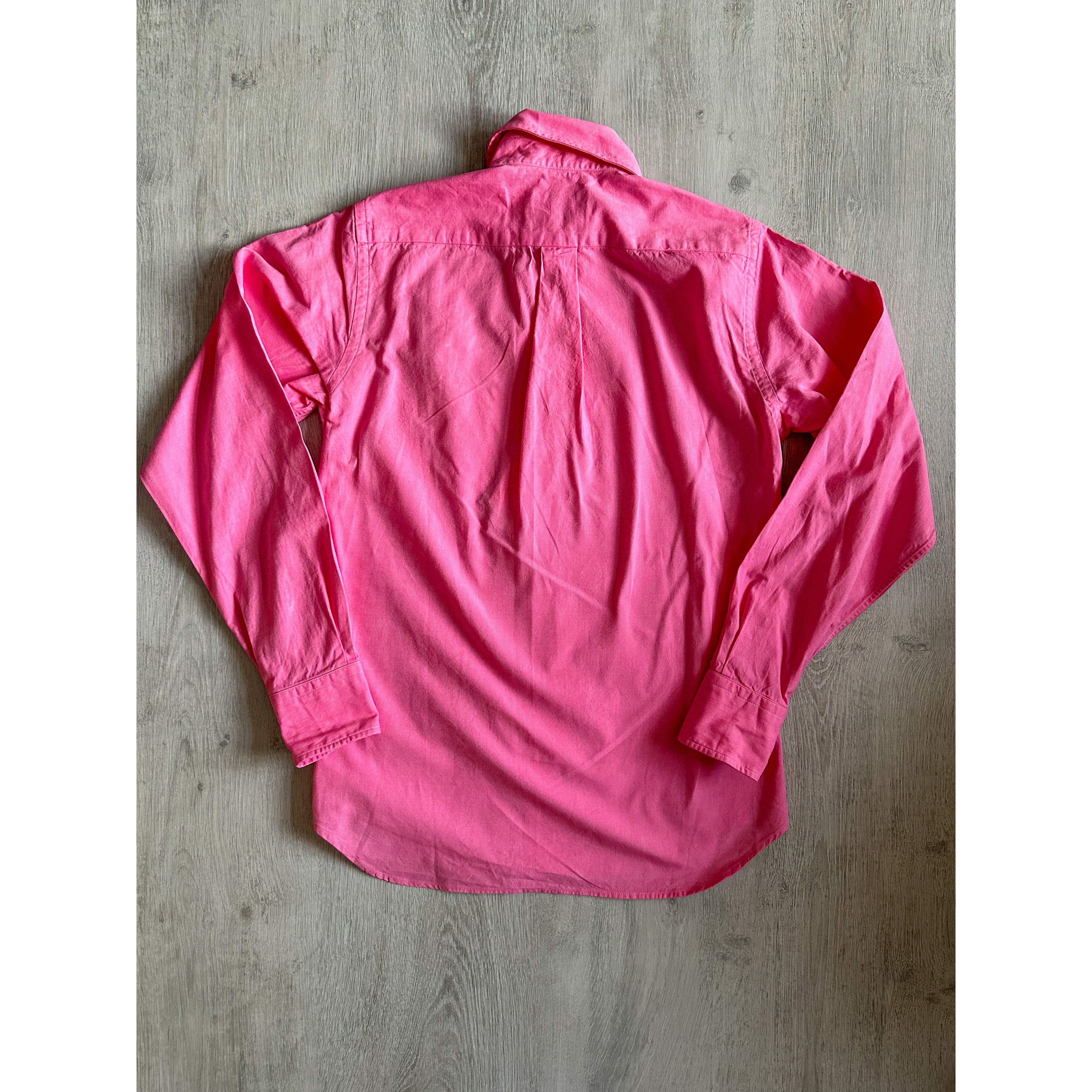 Drake's Drake's Pink Spread Collar Button Down Shirt Size US XS / EU 42 / 0 - 2 Thumbnail