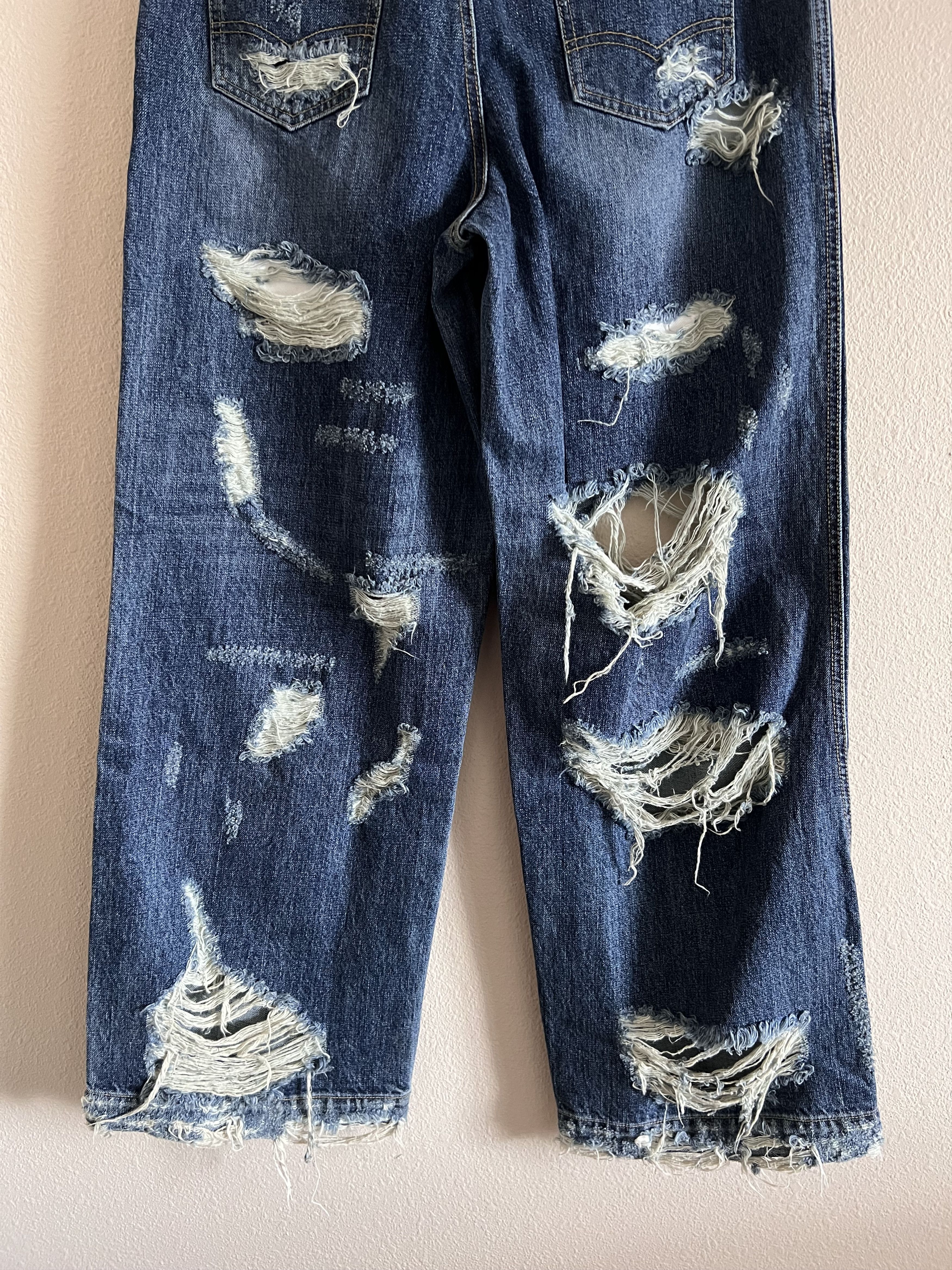 Ader Error Ader Error Blue Distressed Jeans Size US 32 / EU 48 - 8 Thumbnail