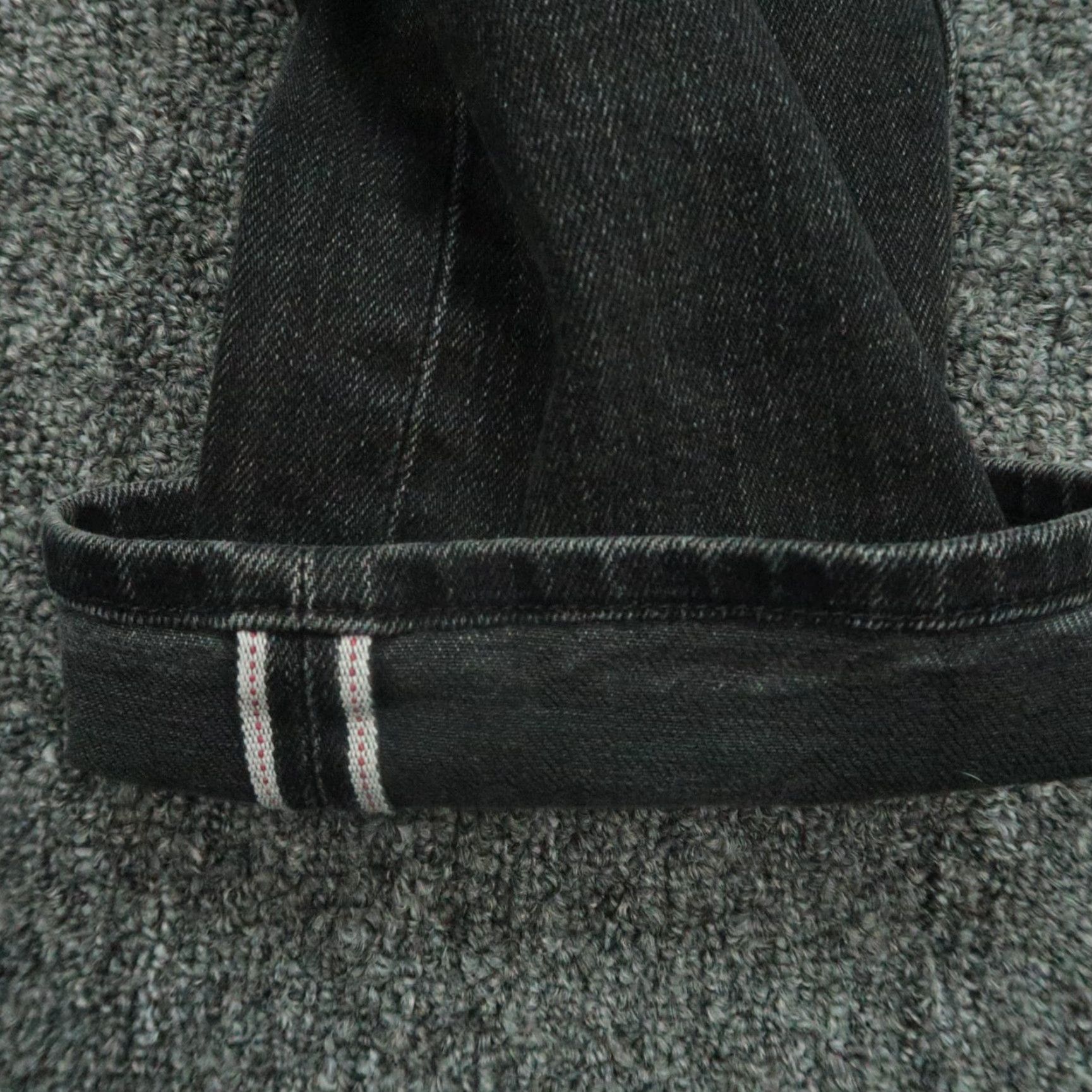 Vintage BALDWIN Jeans Men 5-Pocket Denim Slim Straight 30x33 Black Cotton 30 Regular Inseam 33 Vintage? No—Modern Slim Fit Jeans Size US 30 / EU 46 - 7 Thumbnail