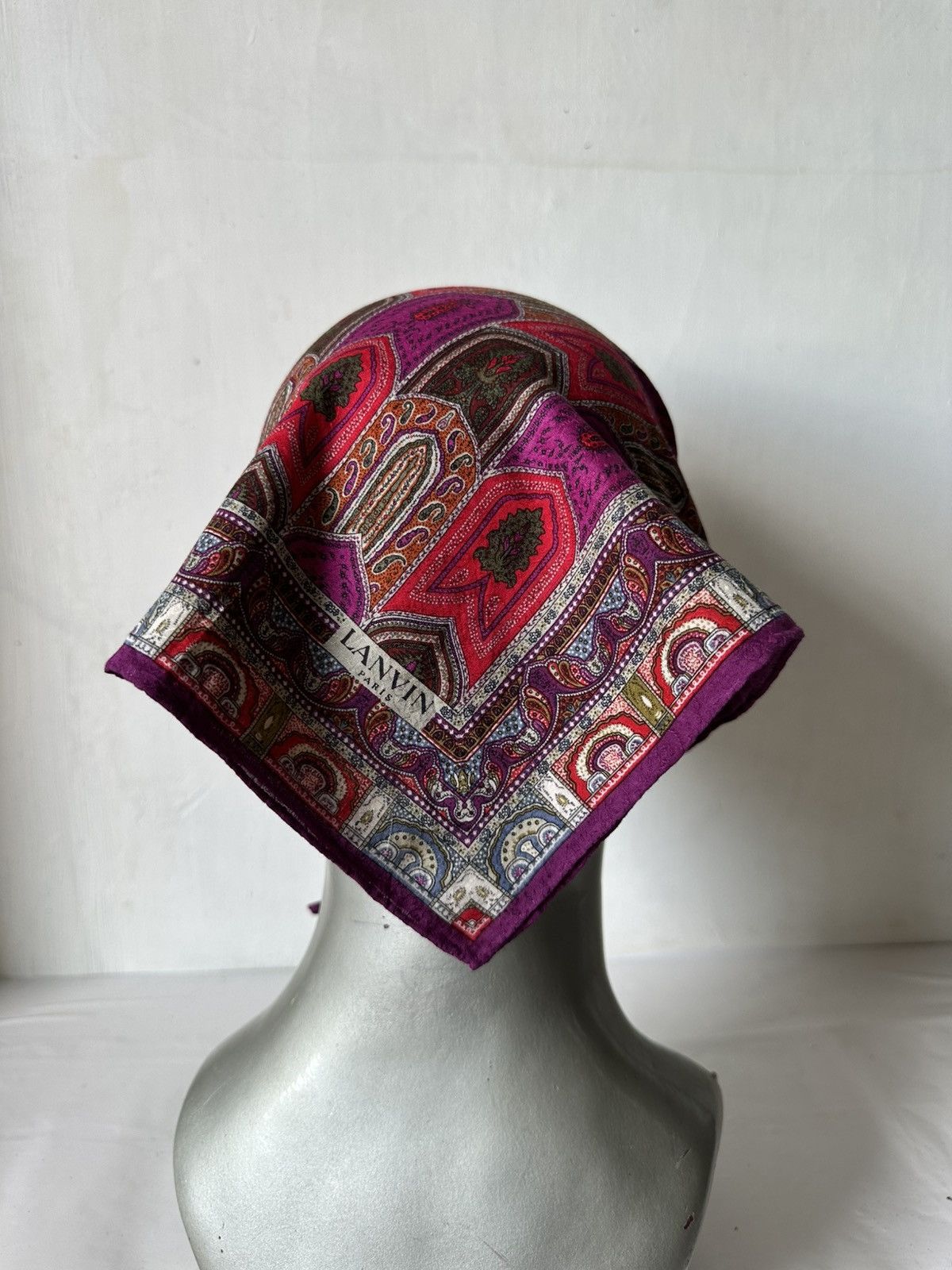 Vintage Vintage Lanvin Handkerchief/ Neckerchief/ Bandana Size ONE SIZE - 13 Thumbnail