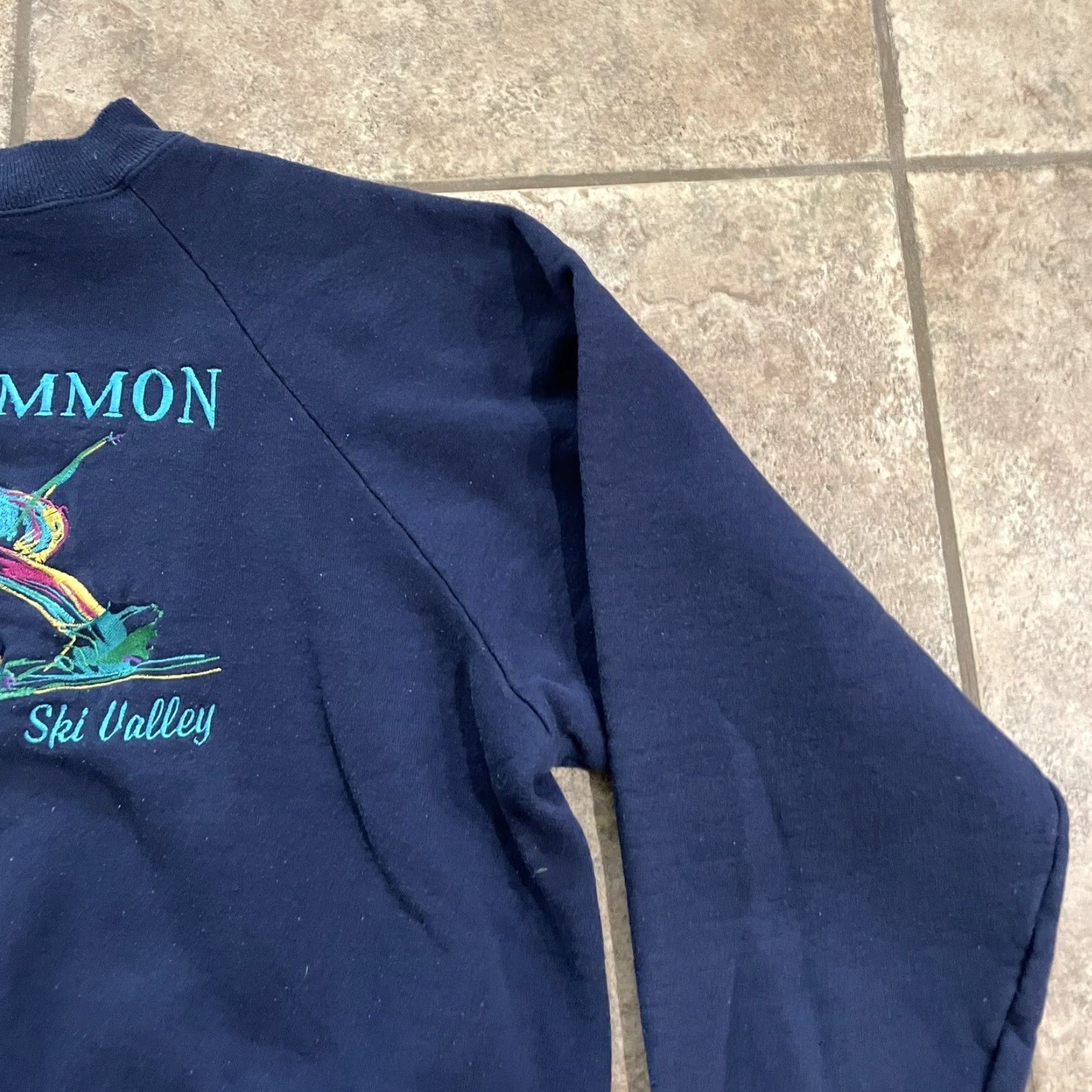 Hanes VINTAGE Hanes Sweater Mens XL Skiing Blue Pullover Mt. Lemmon Winter Size US XL / EU 56 / 4 - 2 Thumbnail