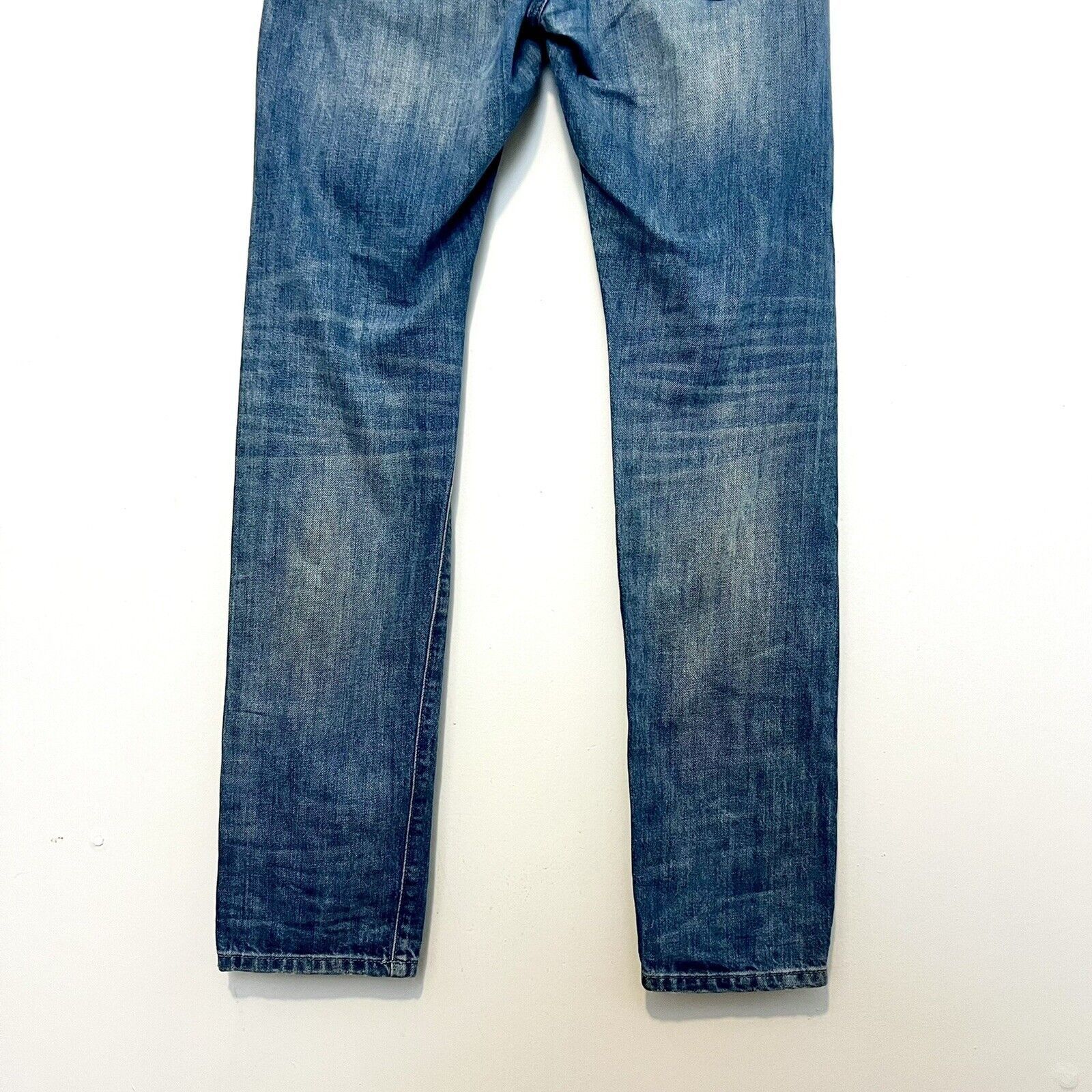 John Elliott John Elliott x GAP x GQ Blue Selvedge Denim Jeans Slim 30x32 Size US 30 / EU 46 - 6 Thumbnail