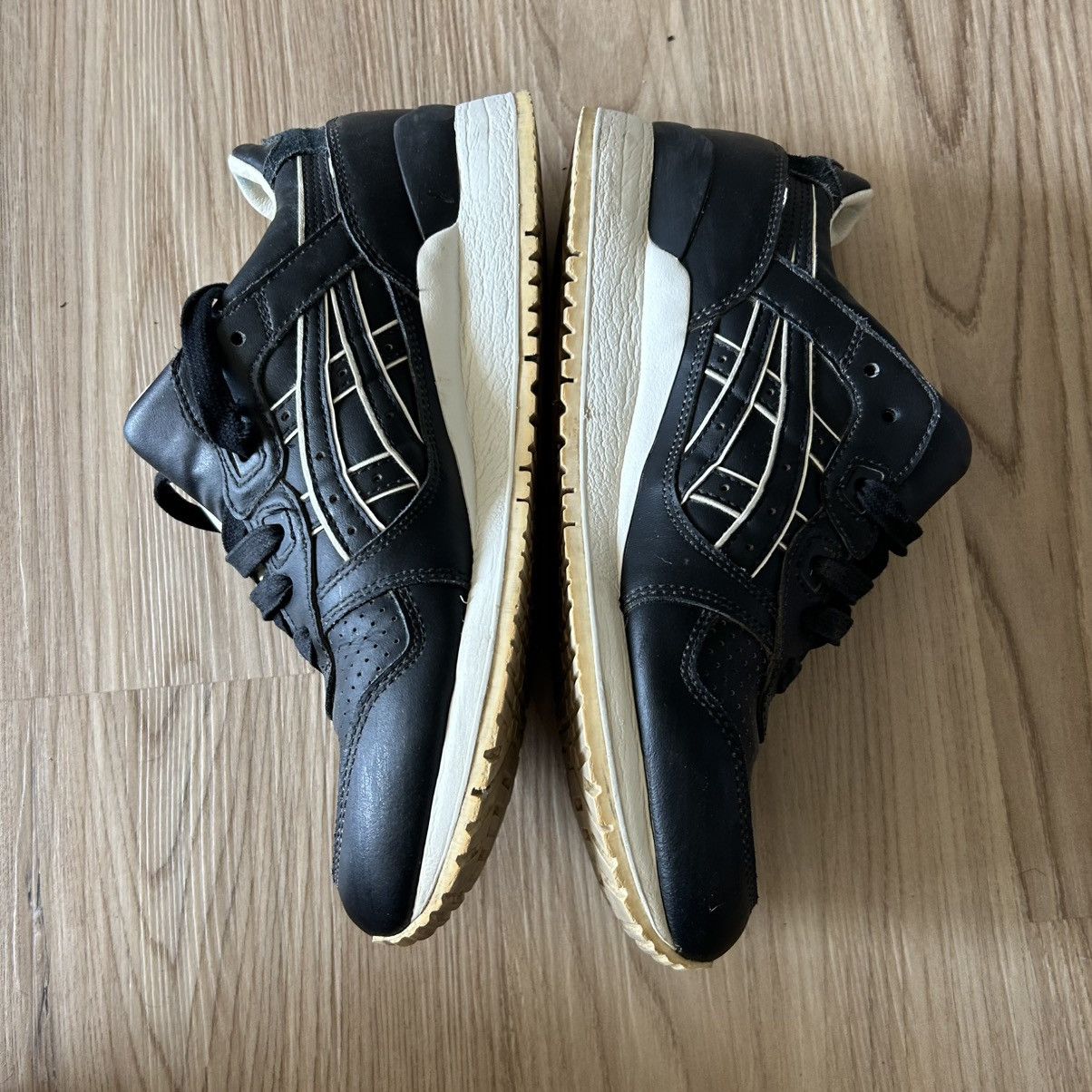 Asics Vintage Asics Gel Lyte 3 Black Leather Size US 8 / EU 41 - 3 Thumbnail