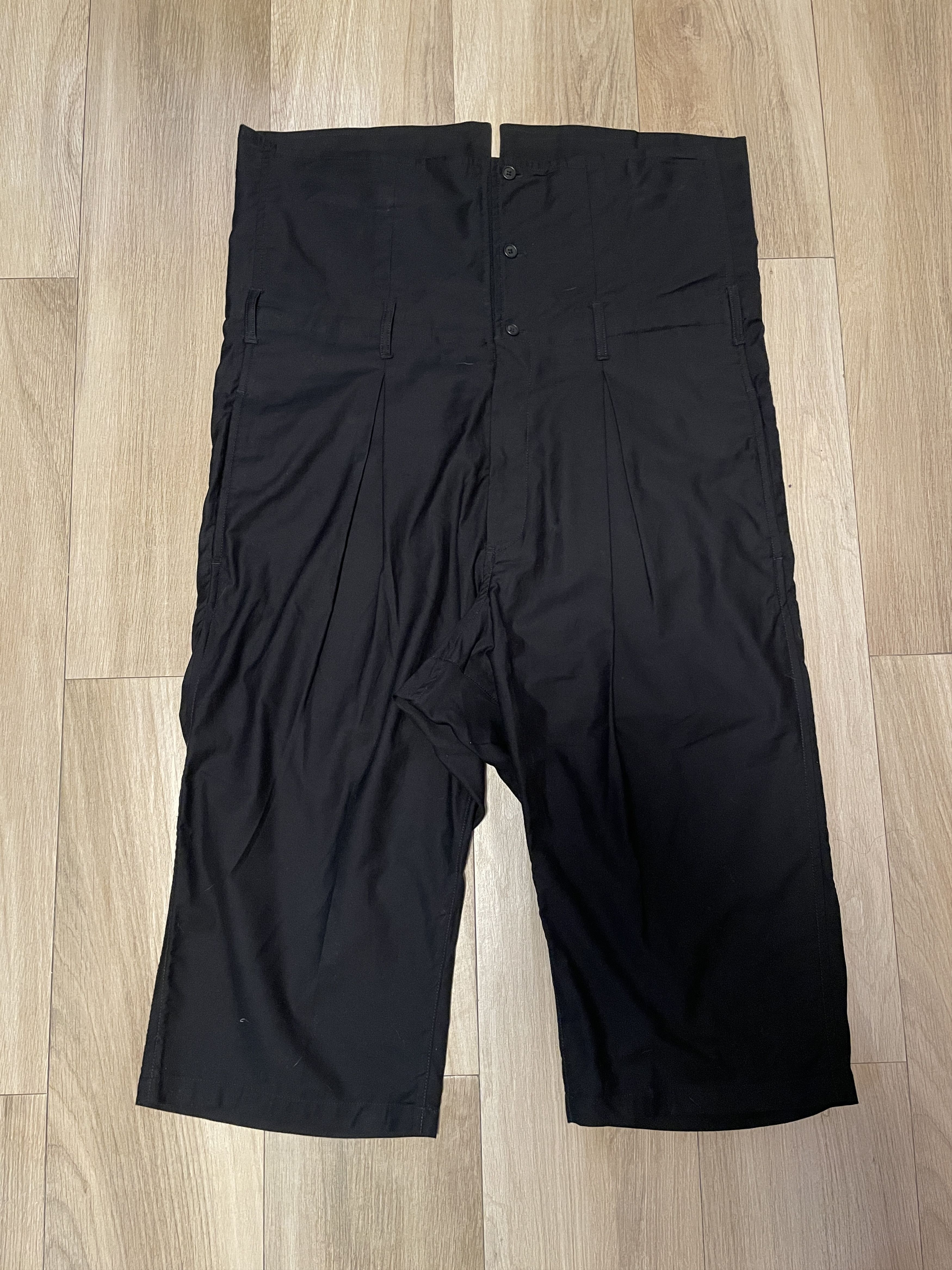 Yohji Yamamoto Yohji Yamamoto Pour Homme Hi-Waist Cropper Pants Size US 32 / EU 48 - 8 Thumbnail
