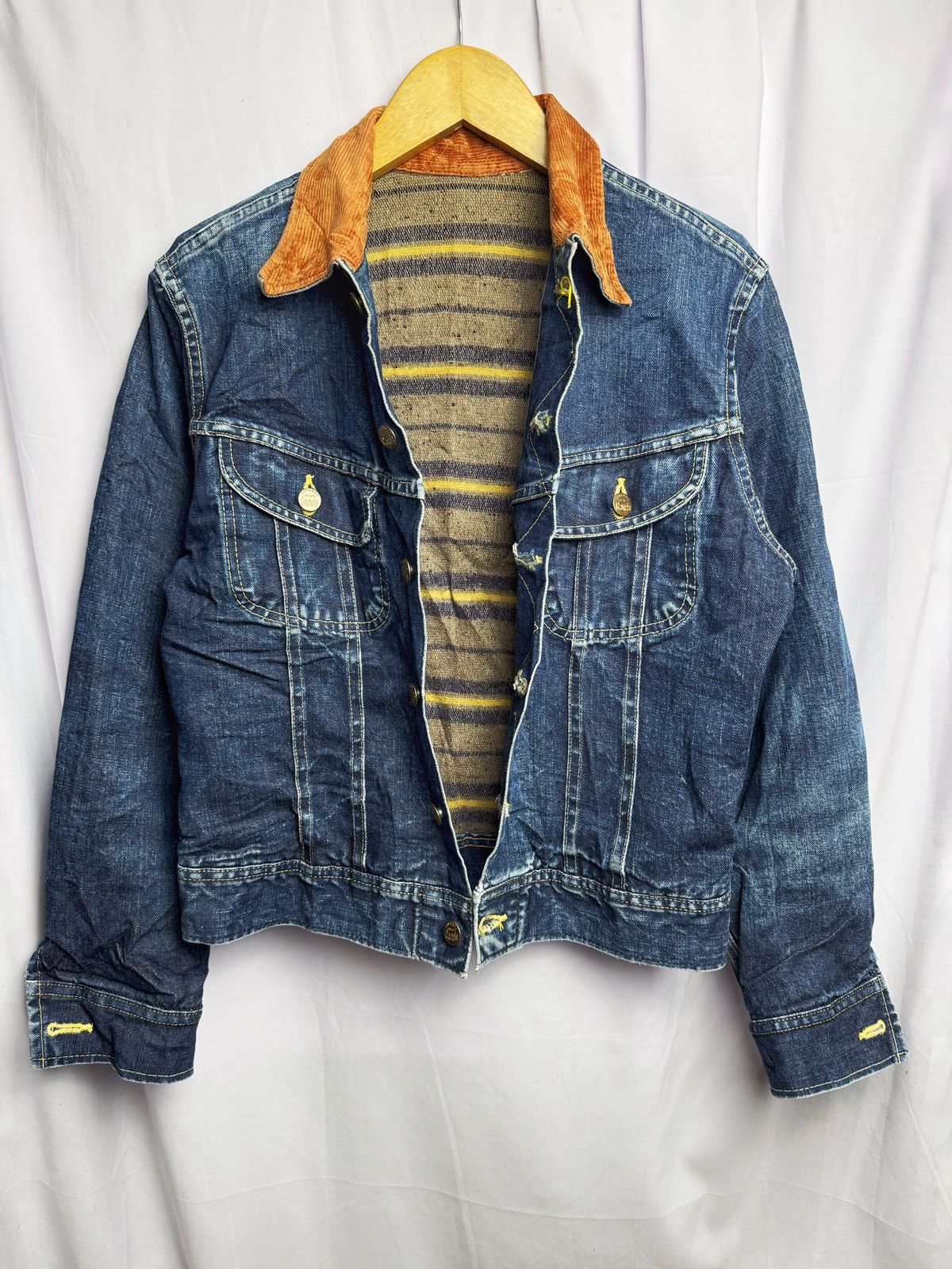 Lee Cane's Blanket Denim Jacket lgb style Lee strom rider Size US M / EU 48-50 / 2 - 2 Thumbnail