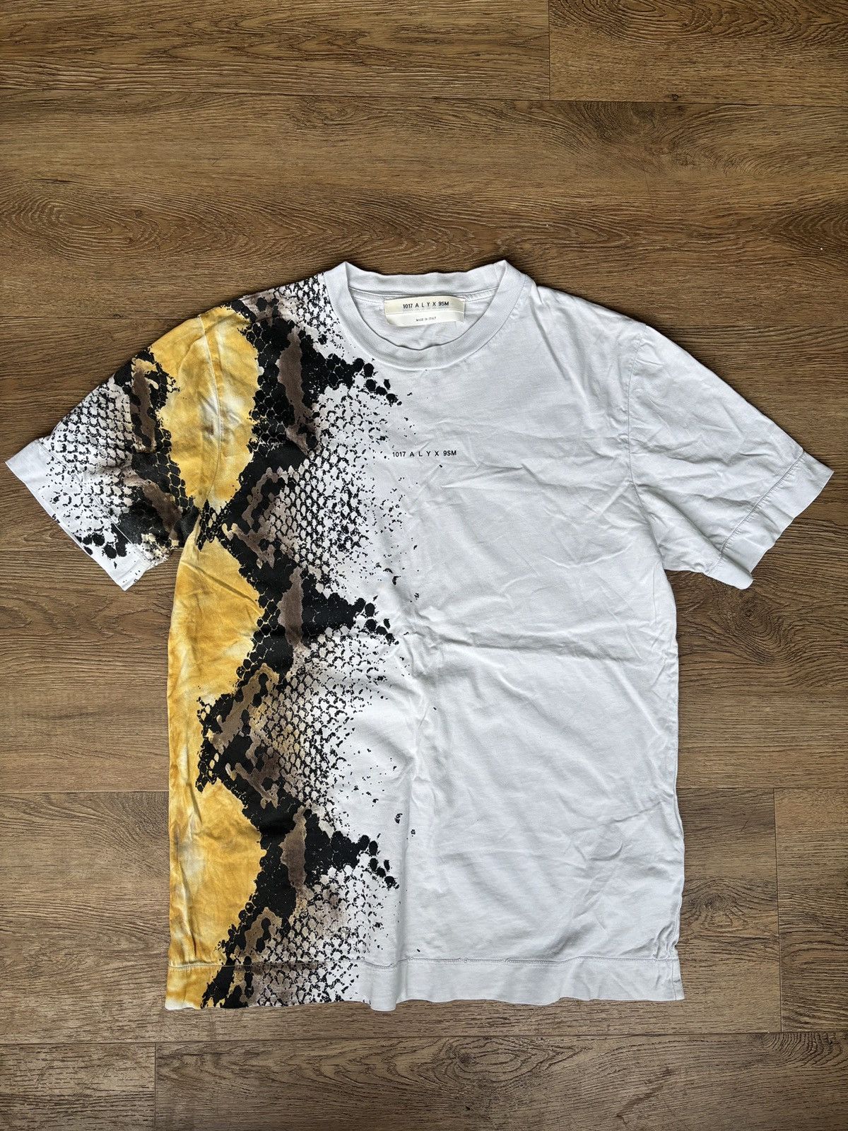 1017 ALYX 9SM 1017 ALYX 9SM python Animal Print Short-Sleeve Tee Size US S / EU 44-46 / 1 - 1 Thumbnail