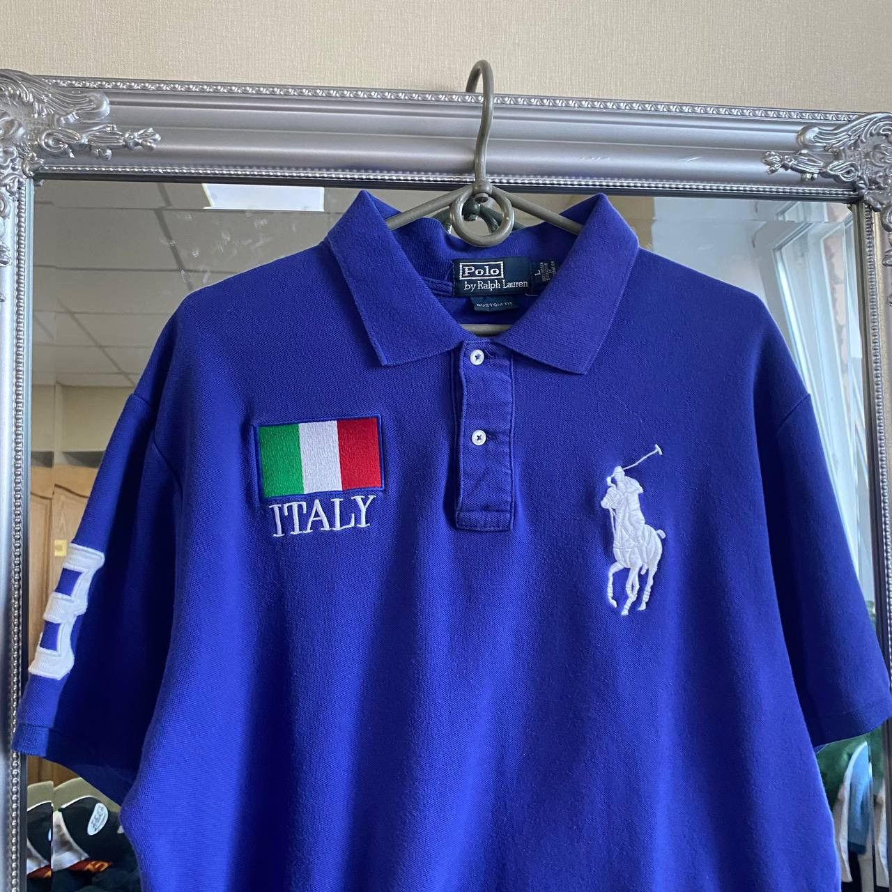 Polo Ralph Lauren Vintage Polo Ralph Lauren Italy T-shirt Size US L / EU 52-54 / 3 - 4 Thumbnail