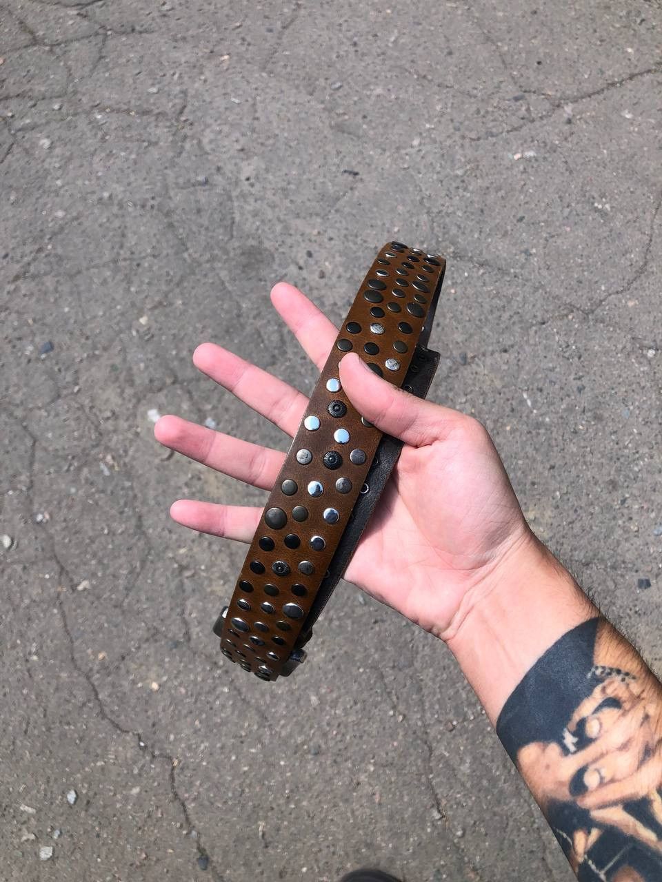 Vintage VERY RARE JAPAN STYLE 90s METAL PUNK EMO ROCK GOTH Y2K BELT Size ONE SIZE - 2 Thumbnail