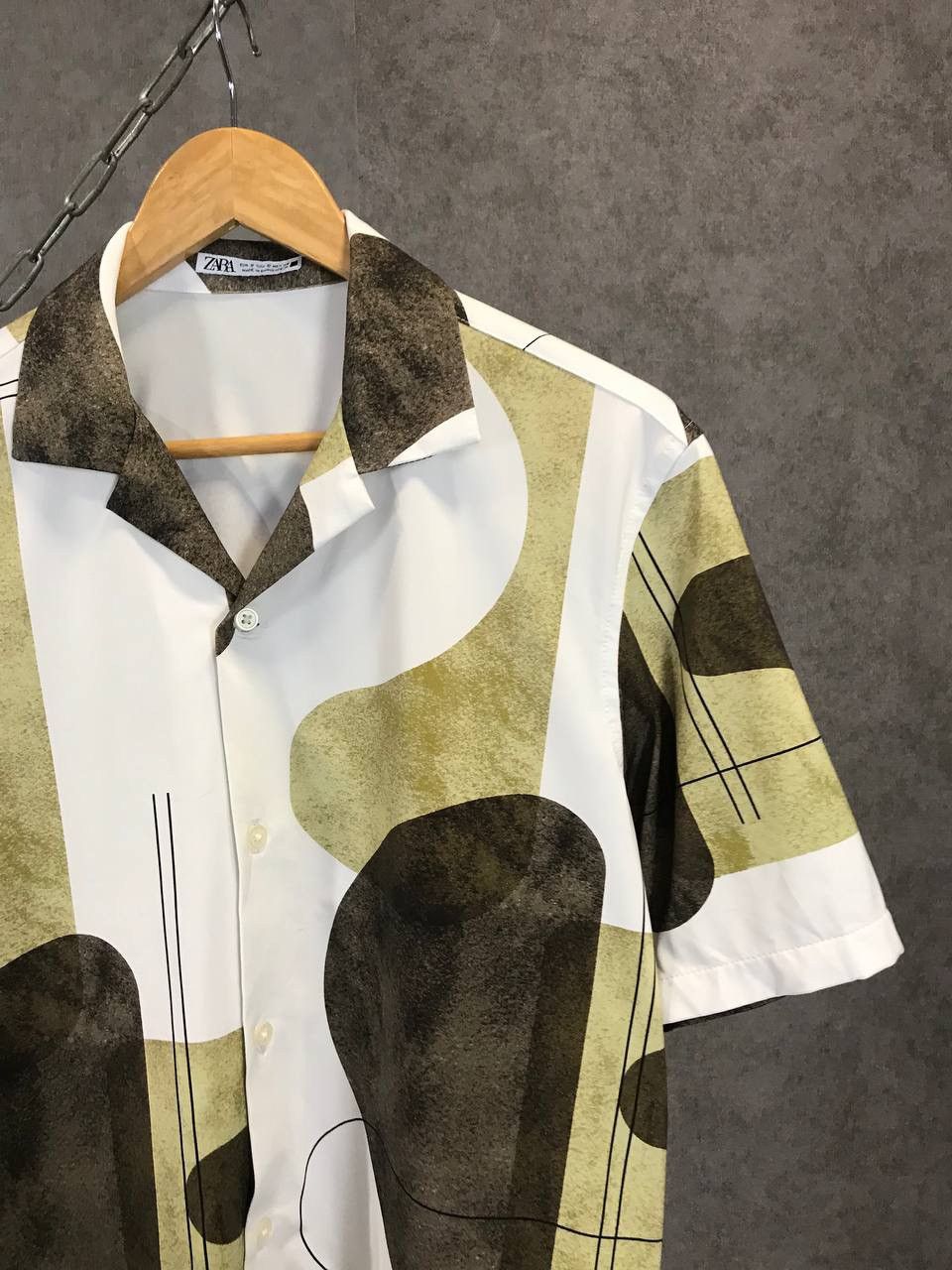 Zara Zara Man art crazy Hawaiian shirt Size US S / EU 44-46 / 1 - 2 Thumbnail