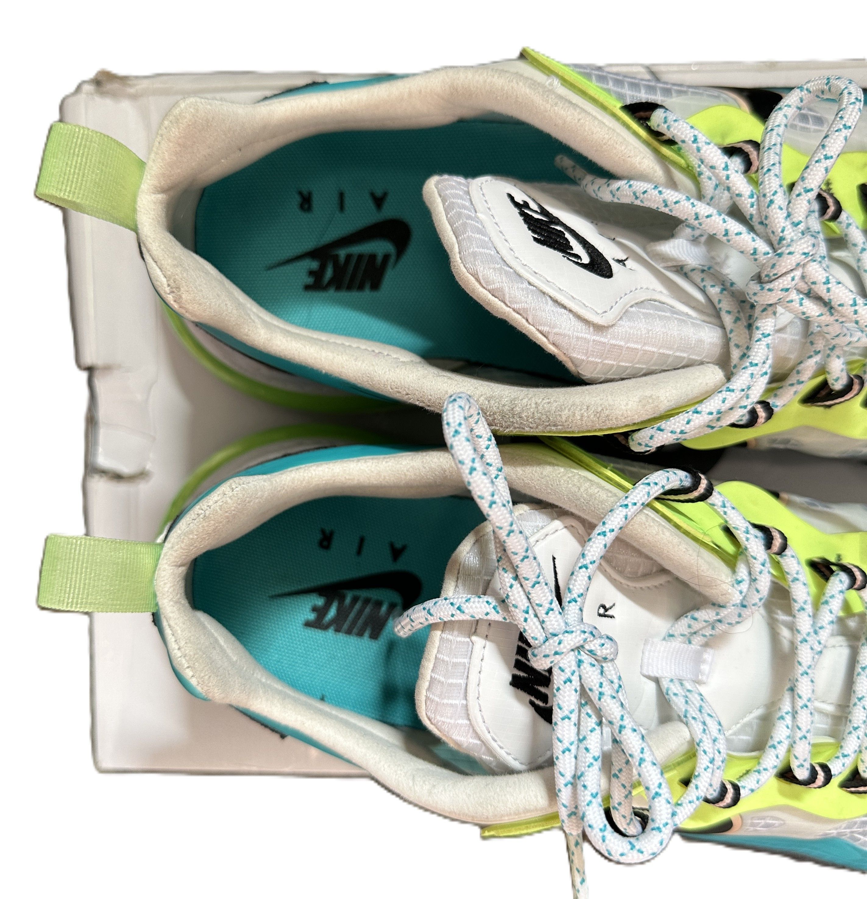 Nike Air Max 270 React SE - Oracle Aqua/Black/Ghost Green Size US 12 / EU 45 - 6 Thumbnail