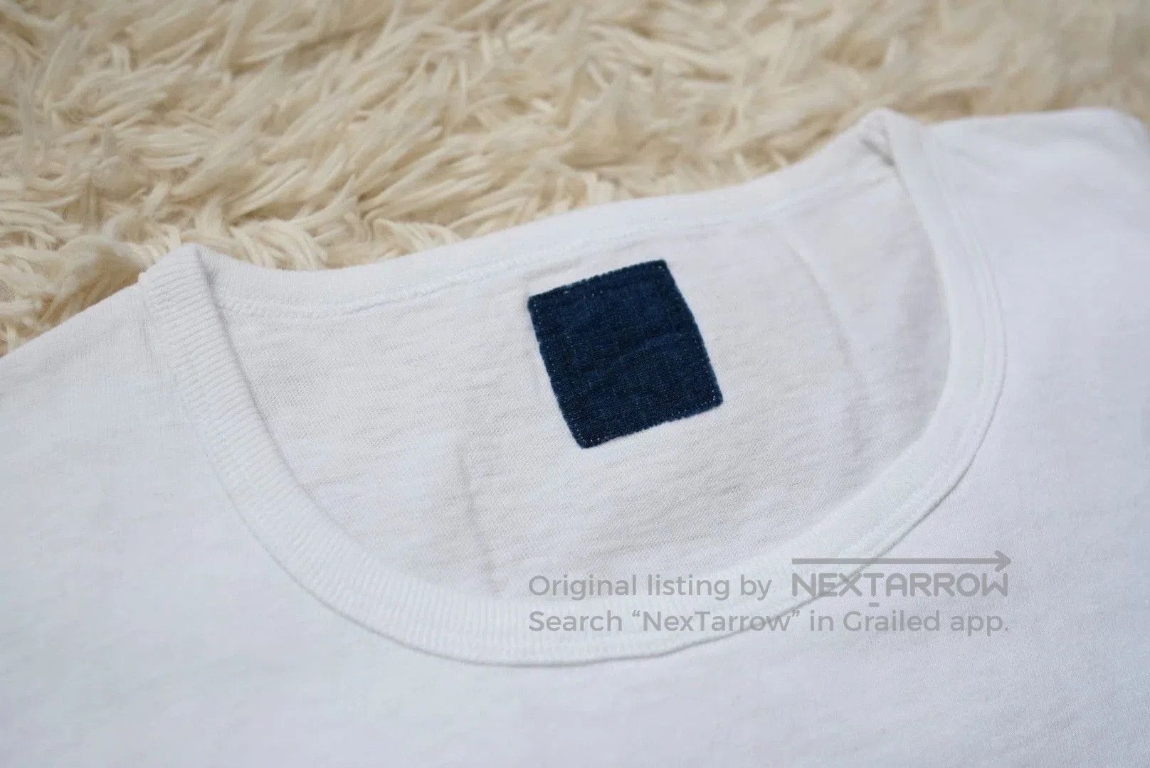 Visvim Indigo Camping Print Short Sleeve Tee. Size US M / EU 48-50 / 2 - 4 Thumbnail